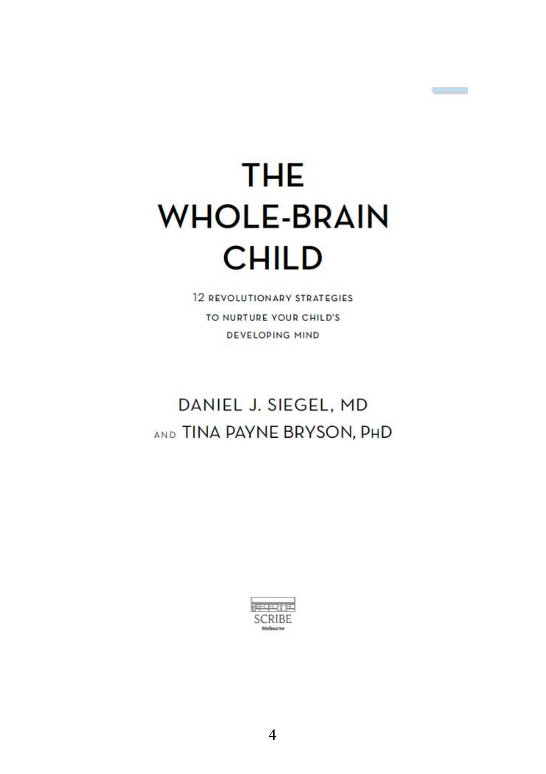 The Whole-Brain Child sayfa 4