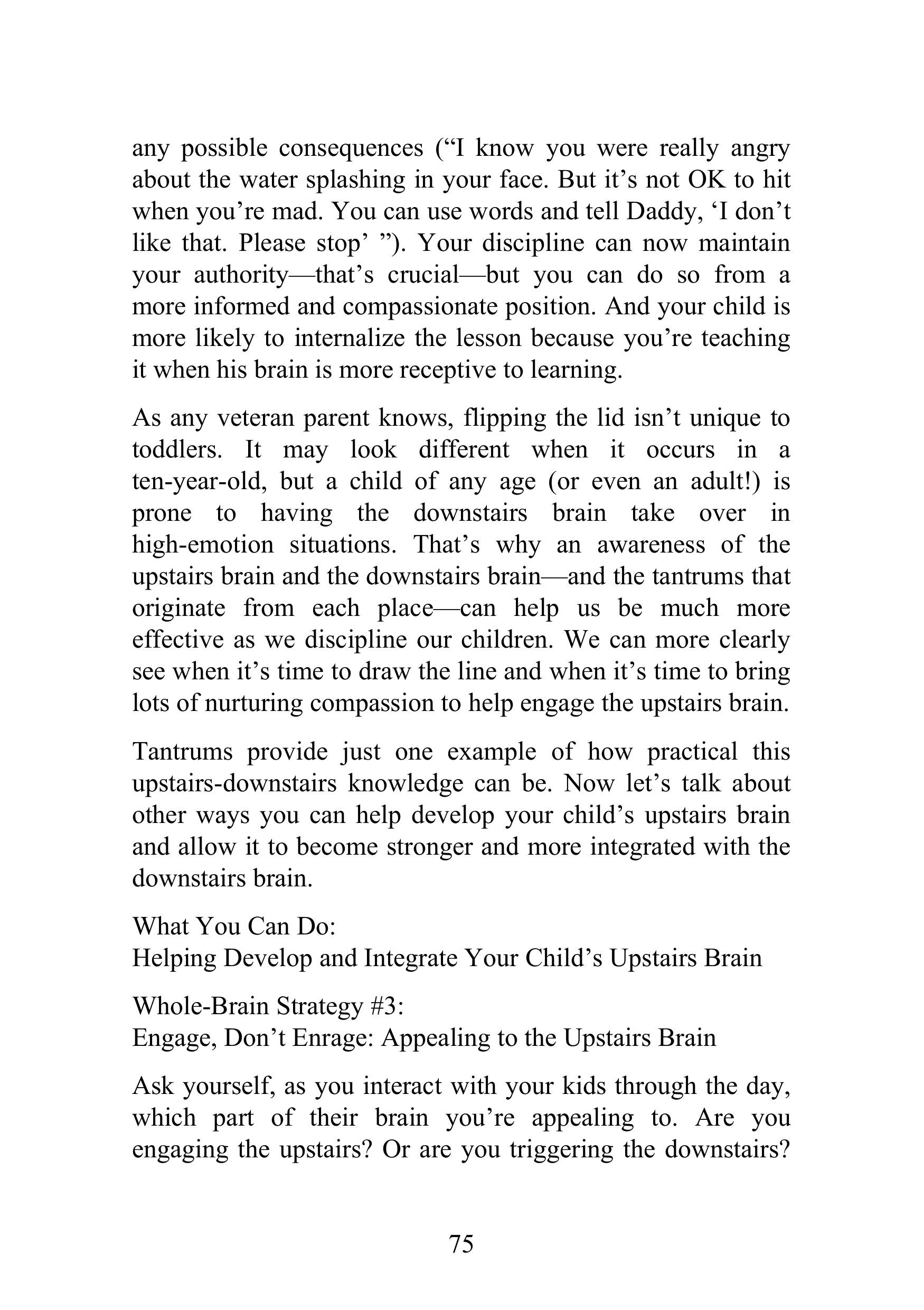 The Whole-Brain Child sayfa 75