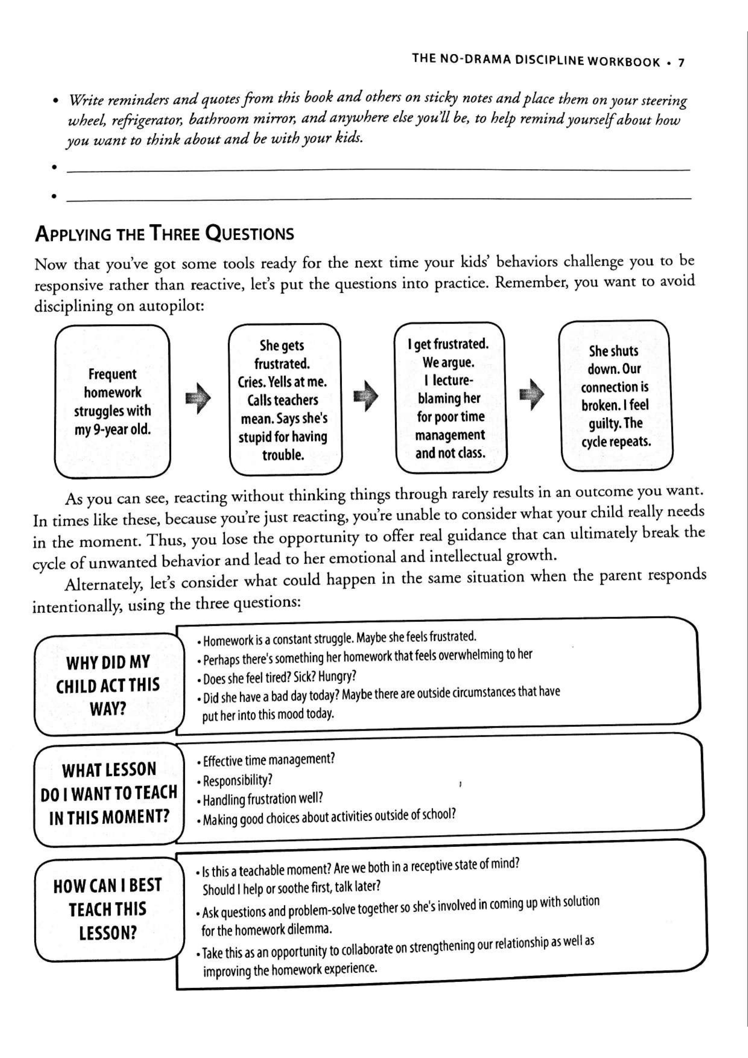No-Drama Discipline Workbook sayfa 14