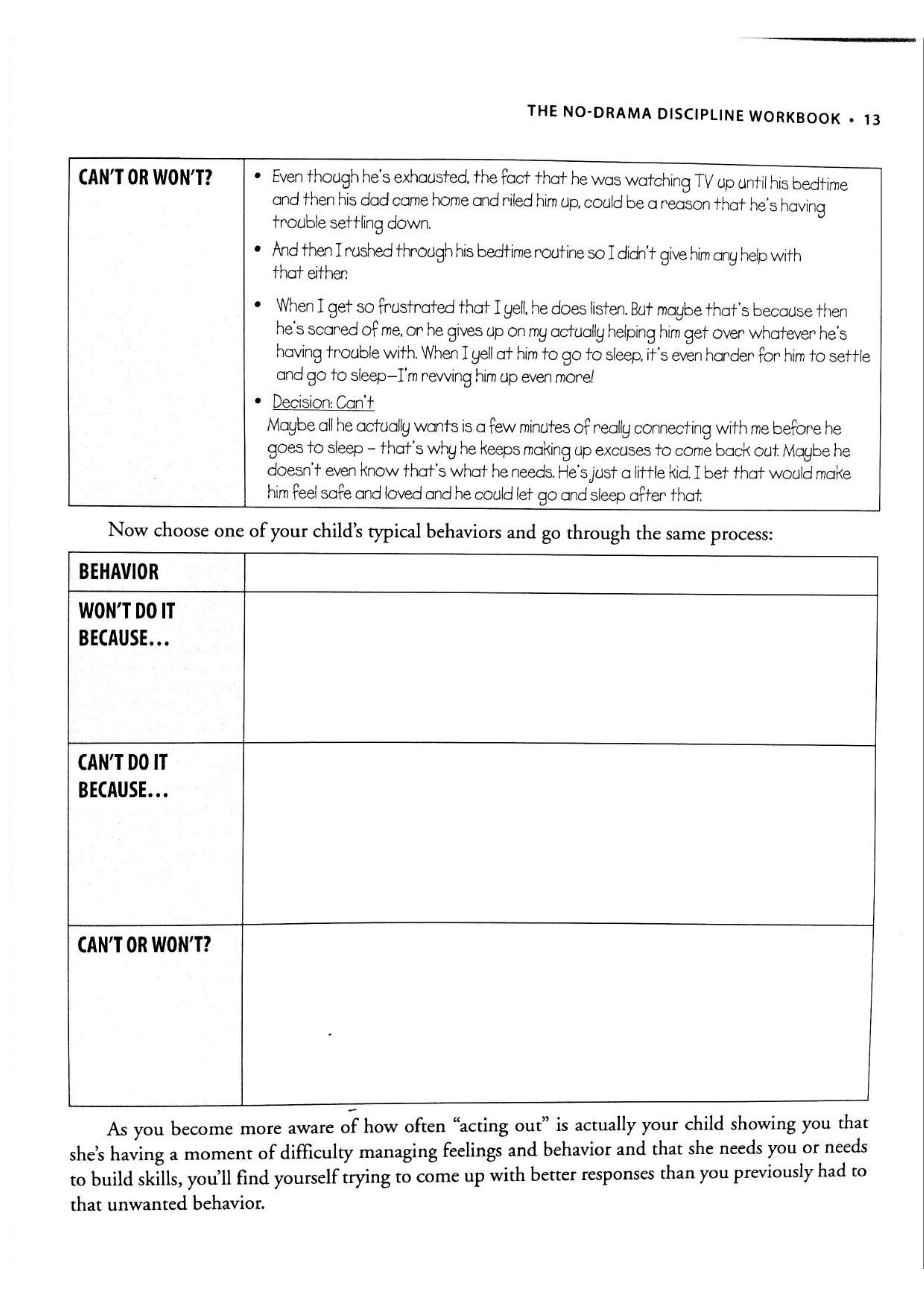 No-Drama Discipline Workbook sayfa 20