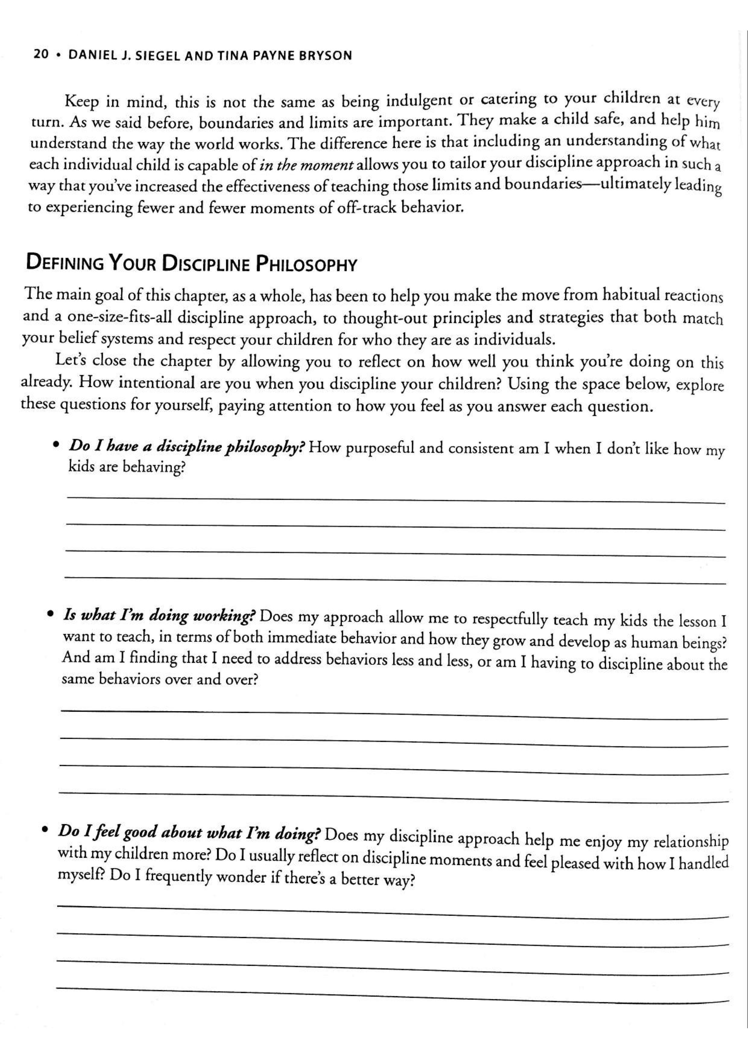 No-Drama Discipline Workbook sayfa 27