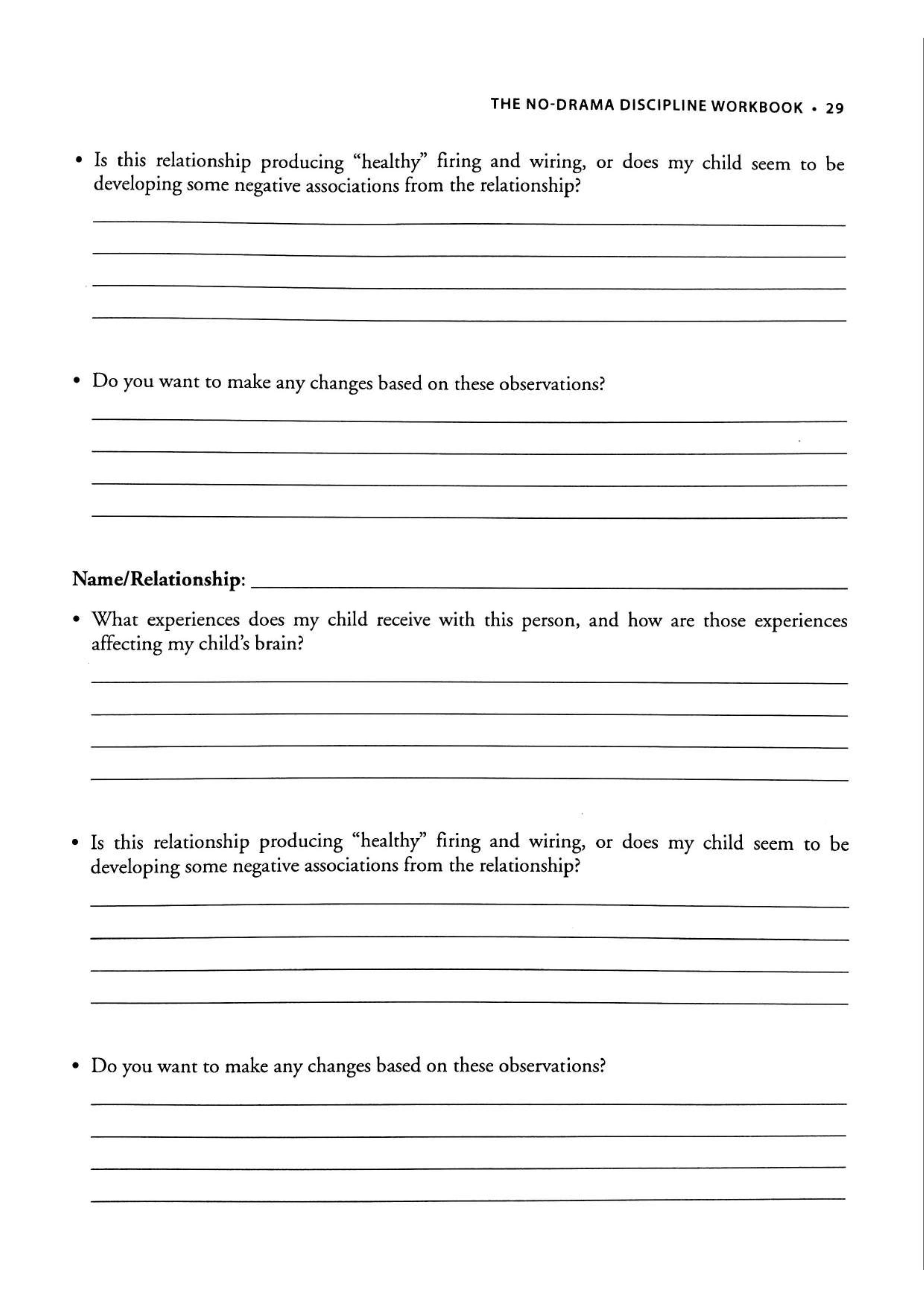 No-Drama Discipline Workbook sayfa 36