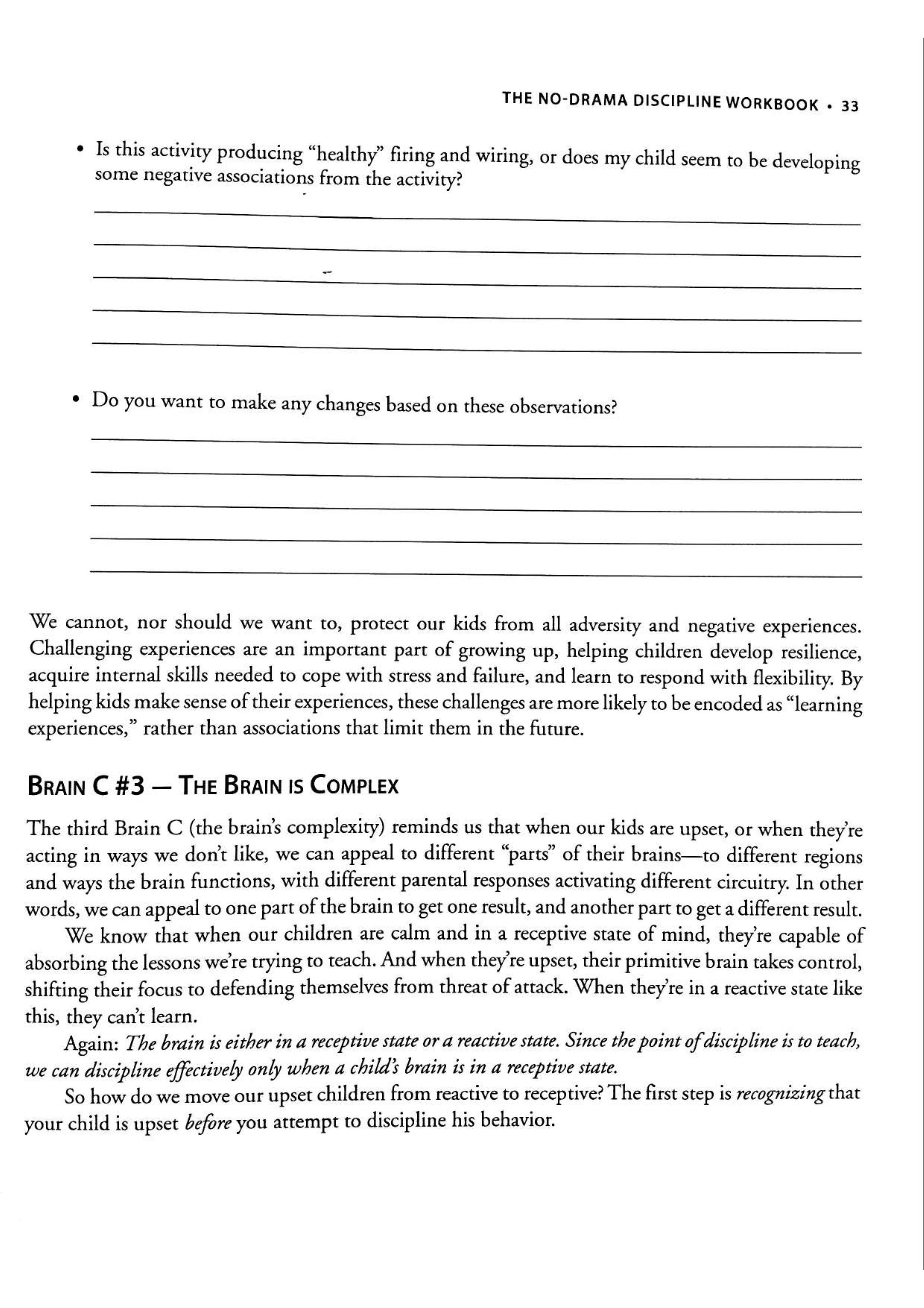 No-Drama Discipline Workbook sayfa 40