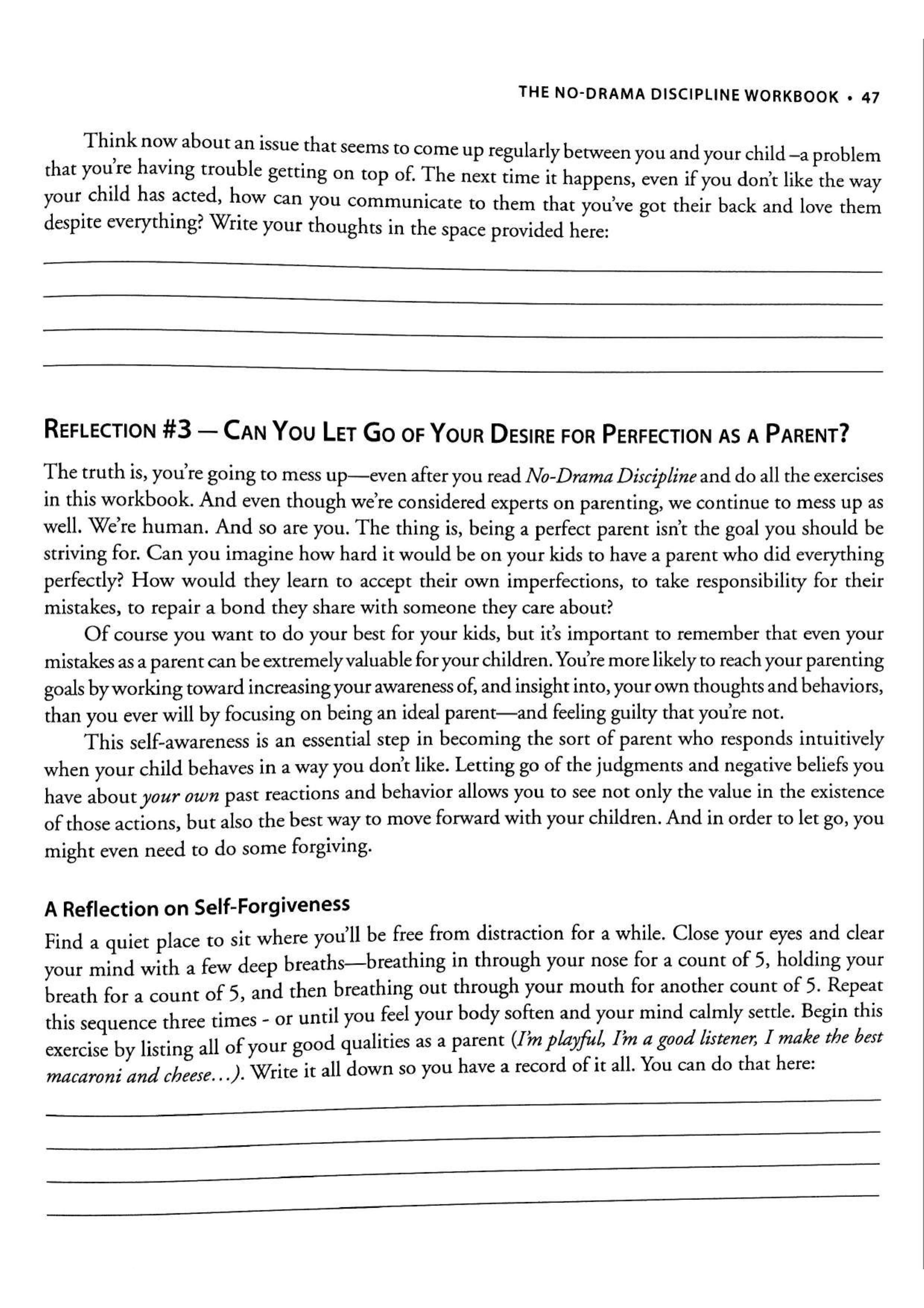 No-Drama Discipline Workbook sayfa 54