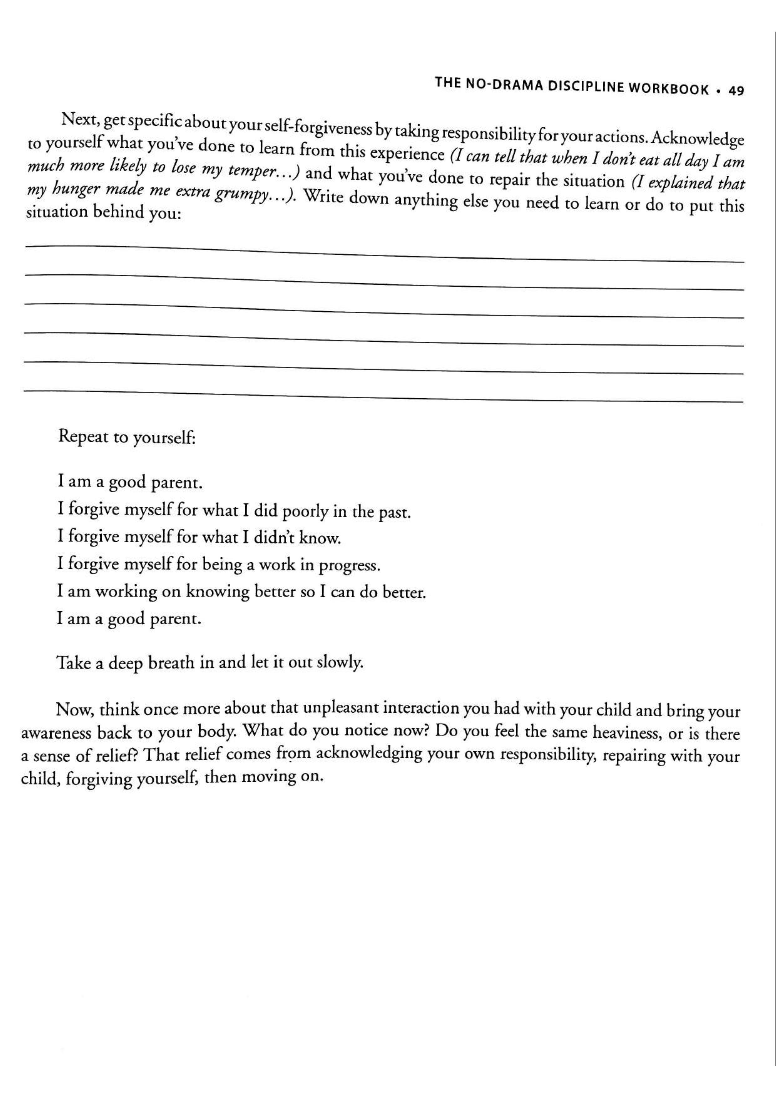 No-Drama Discipline Workbook sayfa 56