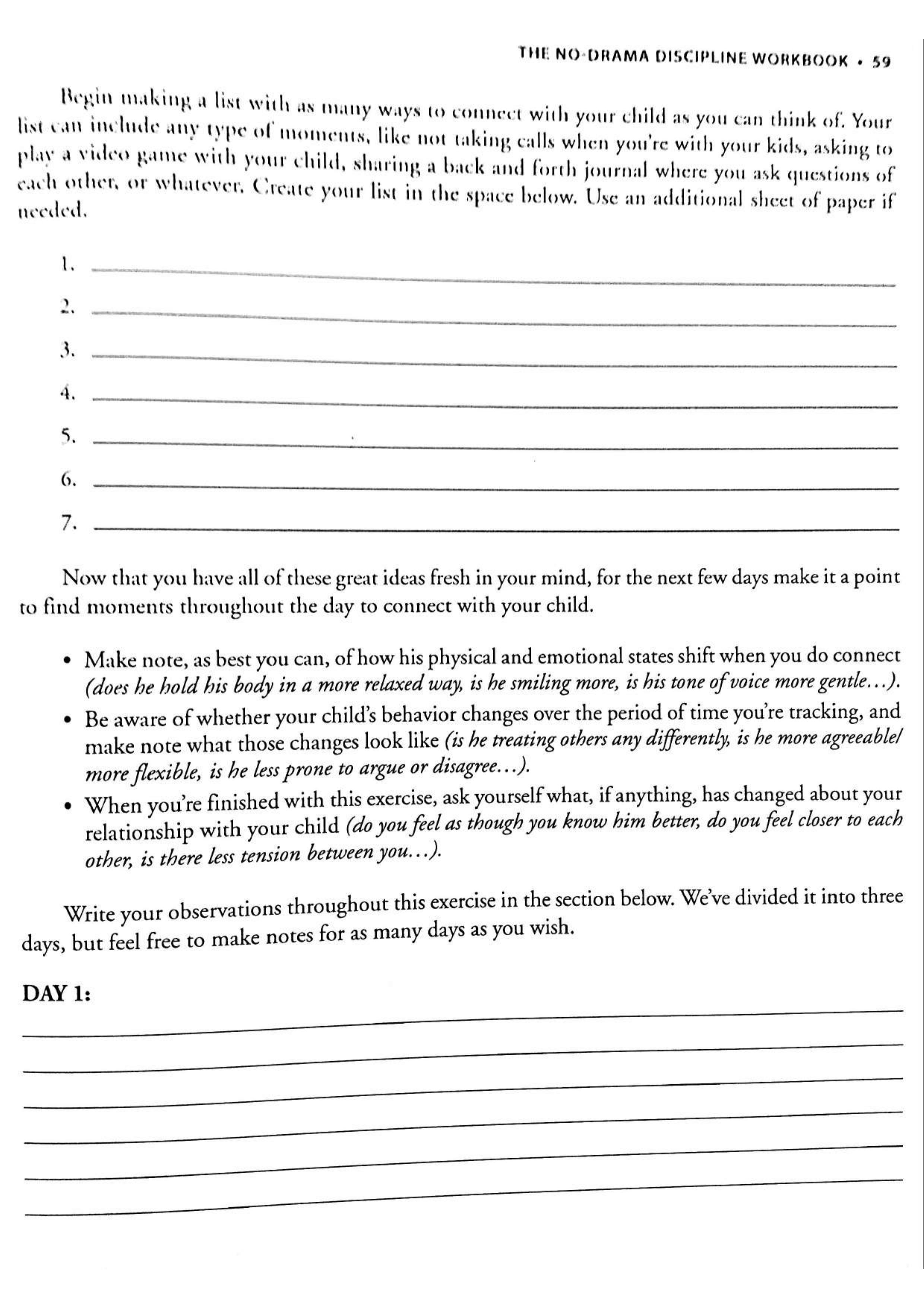 No-Drama Discipline Workbook sayfa 66