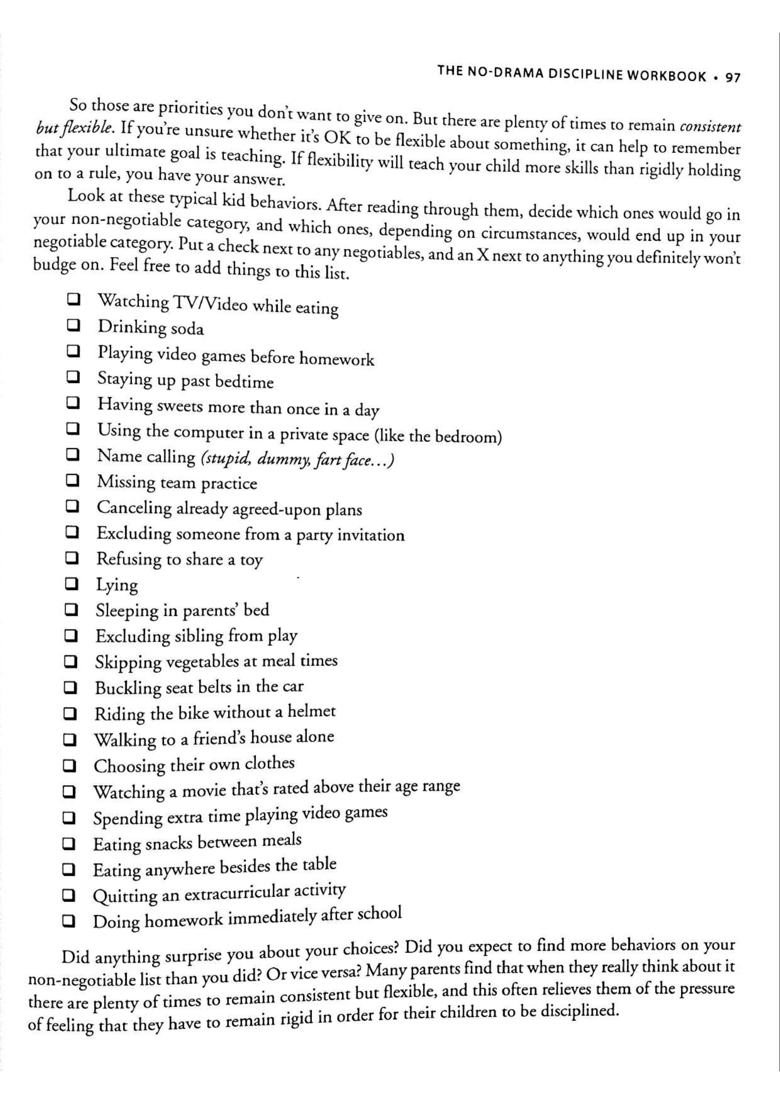 No-Drama Discipline Workbook sayfa 103