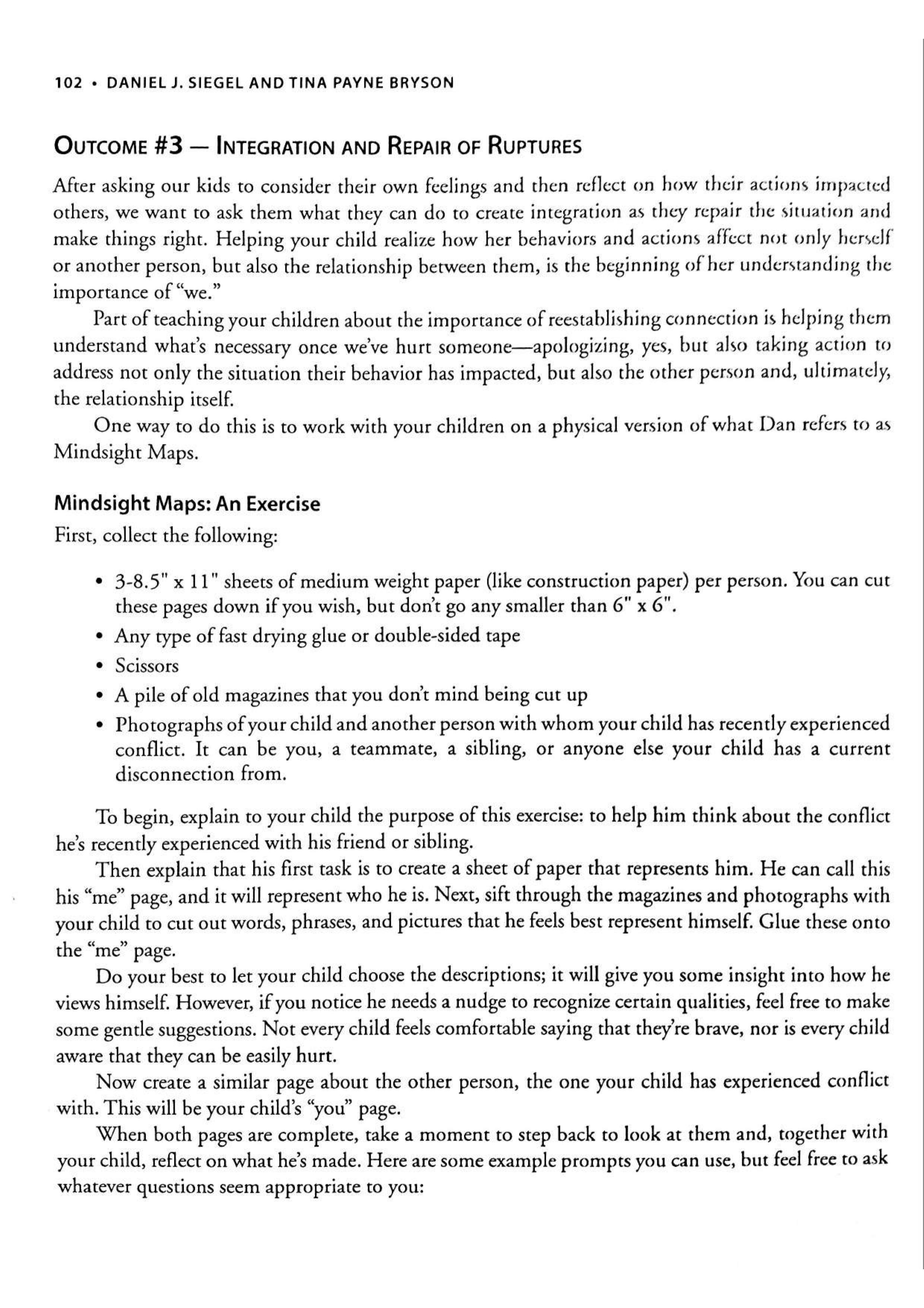 No-Drama Discipline Workbook sayfa 108
