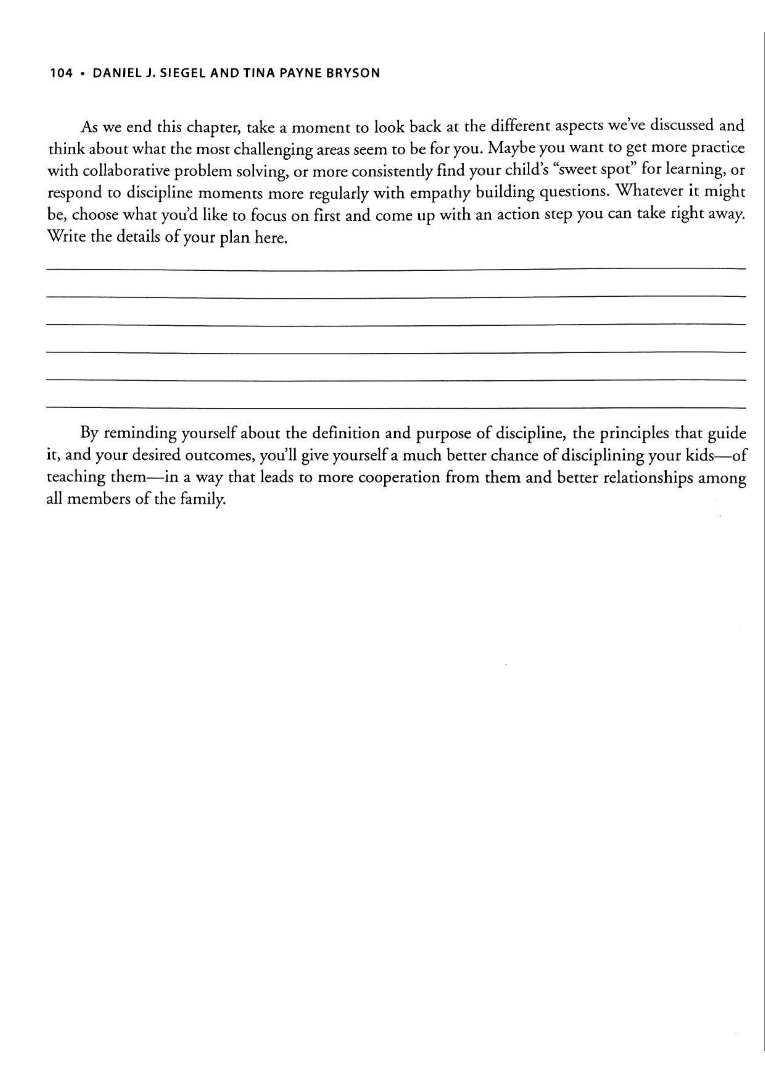 No-Drama Discipline Workbook sayfa 110