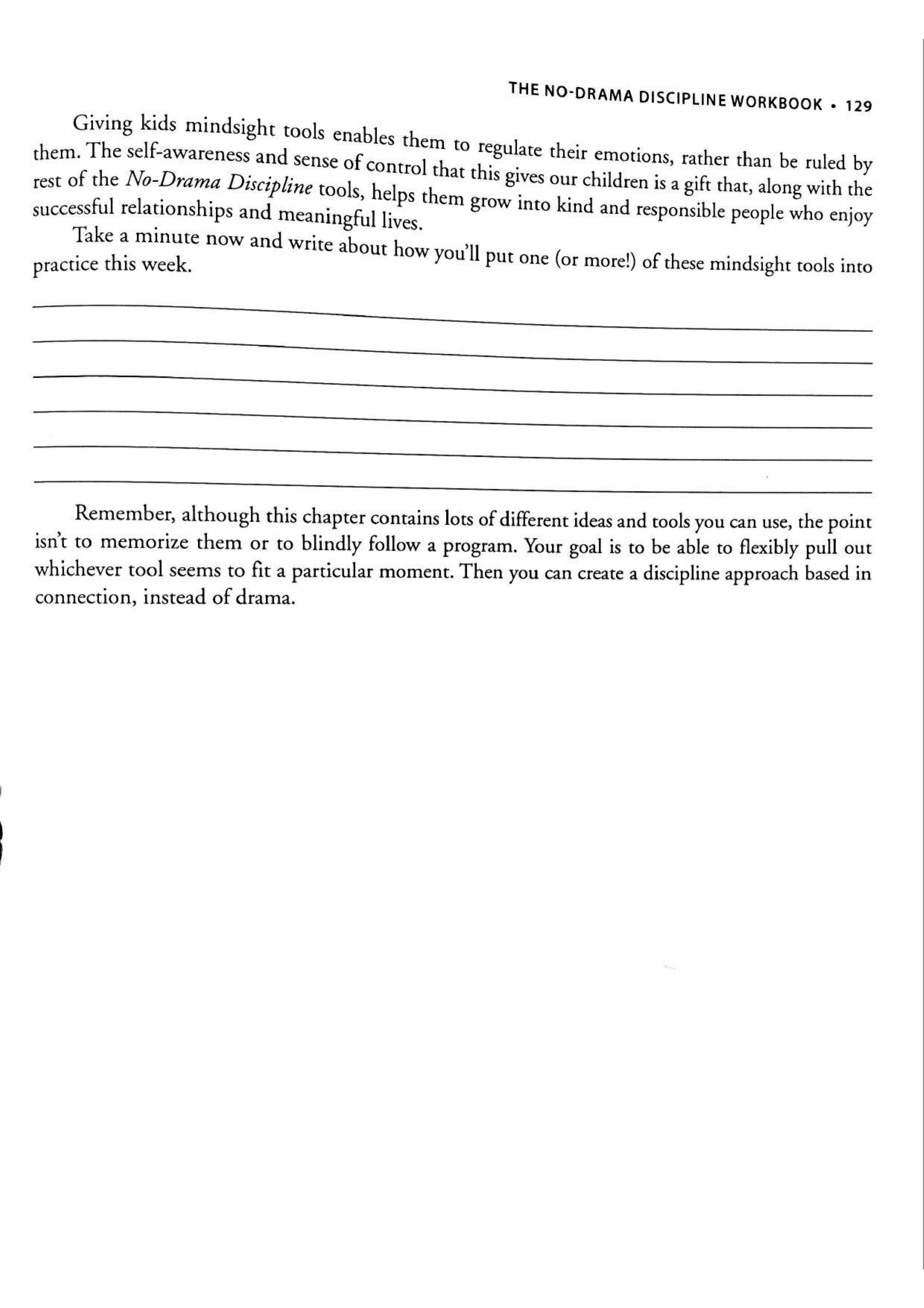 No-Drama Discipline Workbook sayfa 135
