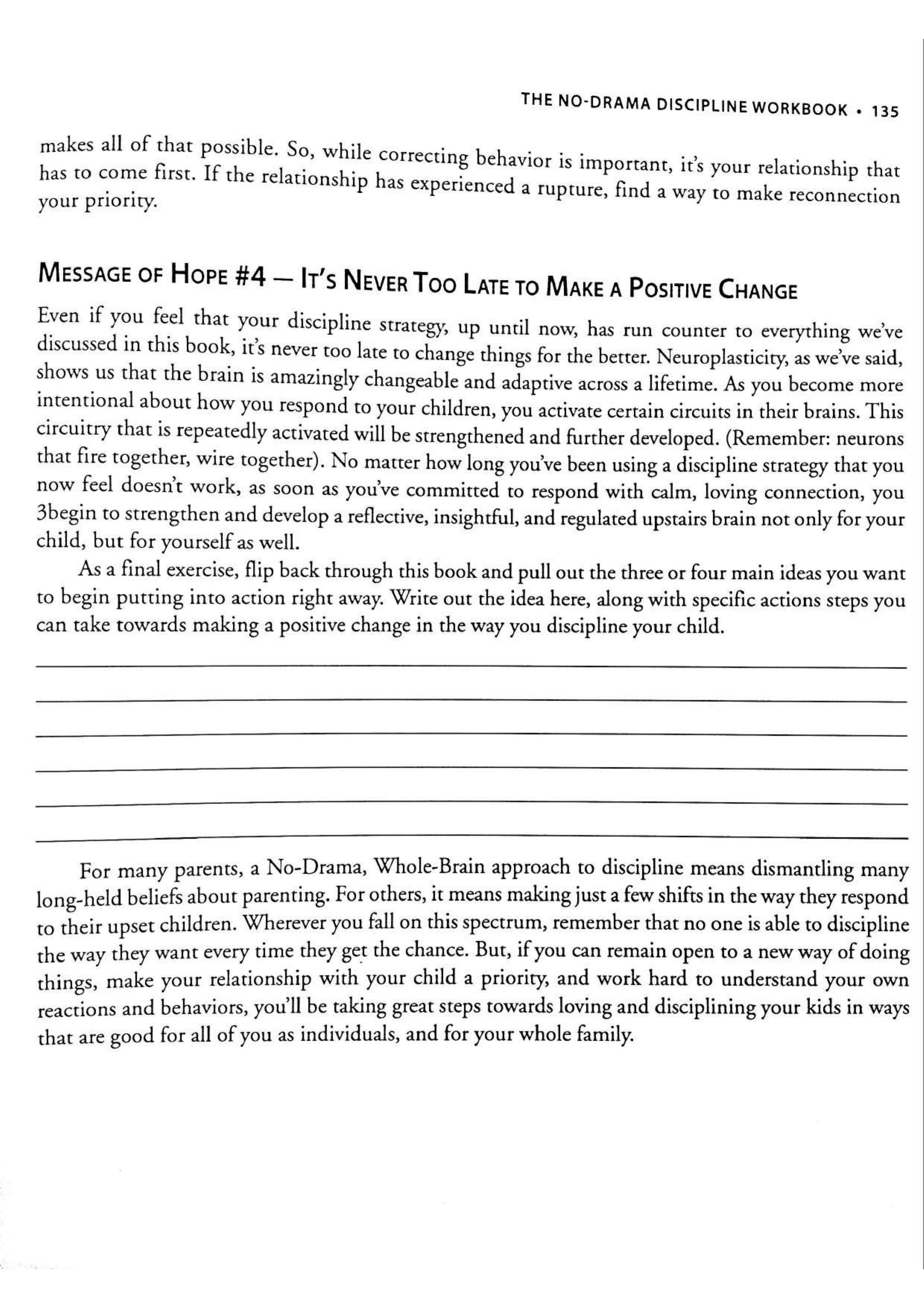 No-Drama Discipline Workbook sayfa 141