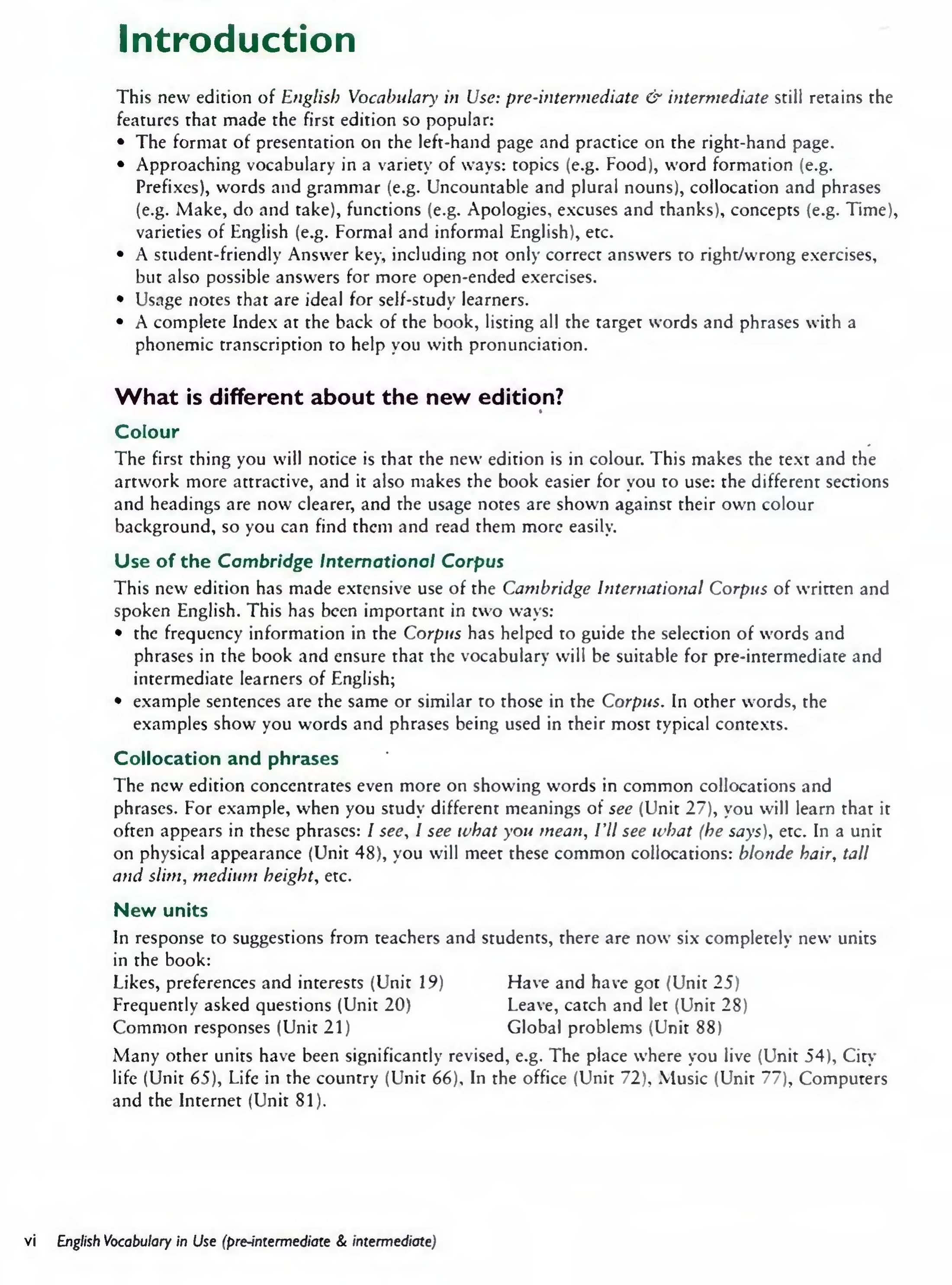English Vocabulary in Use Pre-Intermediate and Intermediate sayfa 7