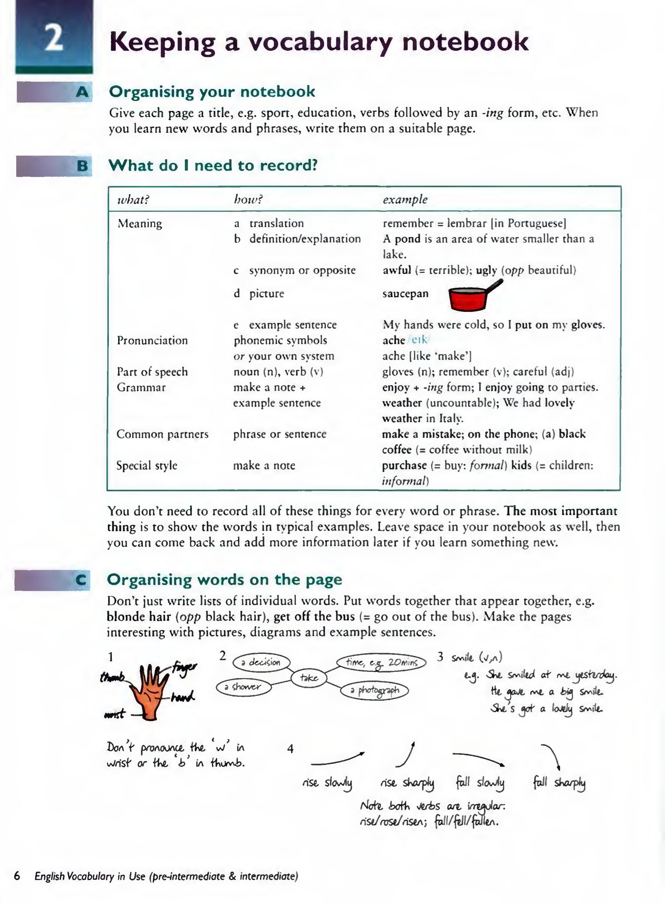 English Vocabulary in Use Pre-Intermediate and Intermediate sayfa 13