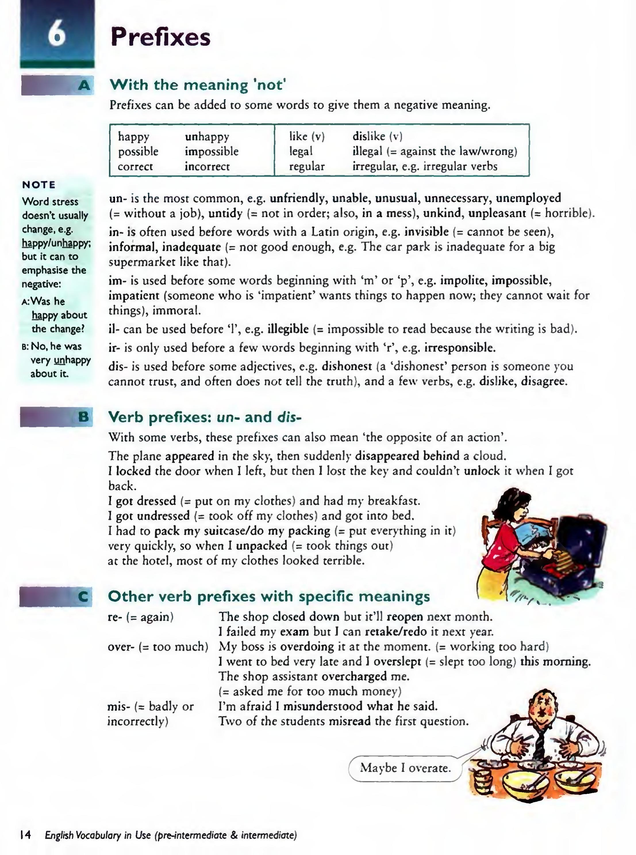 English Vocabulary in Use Pre-Intermediate and Intermediate sayfa 21