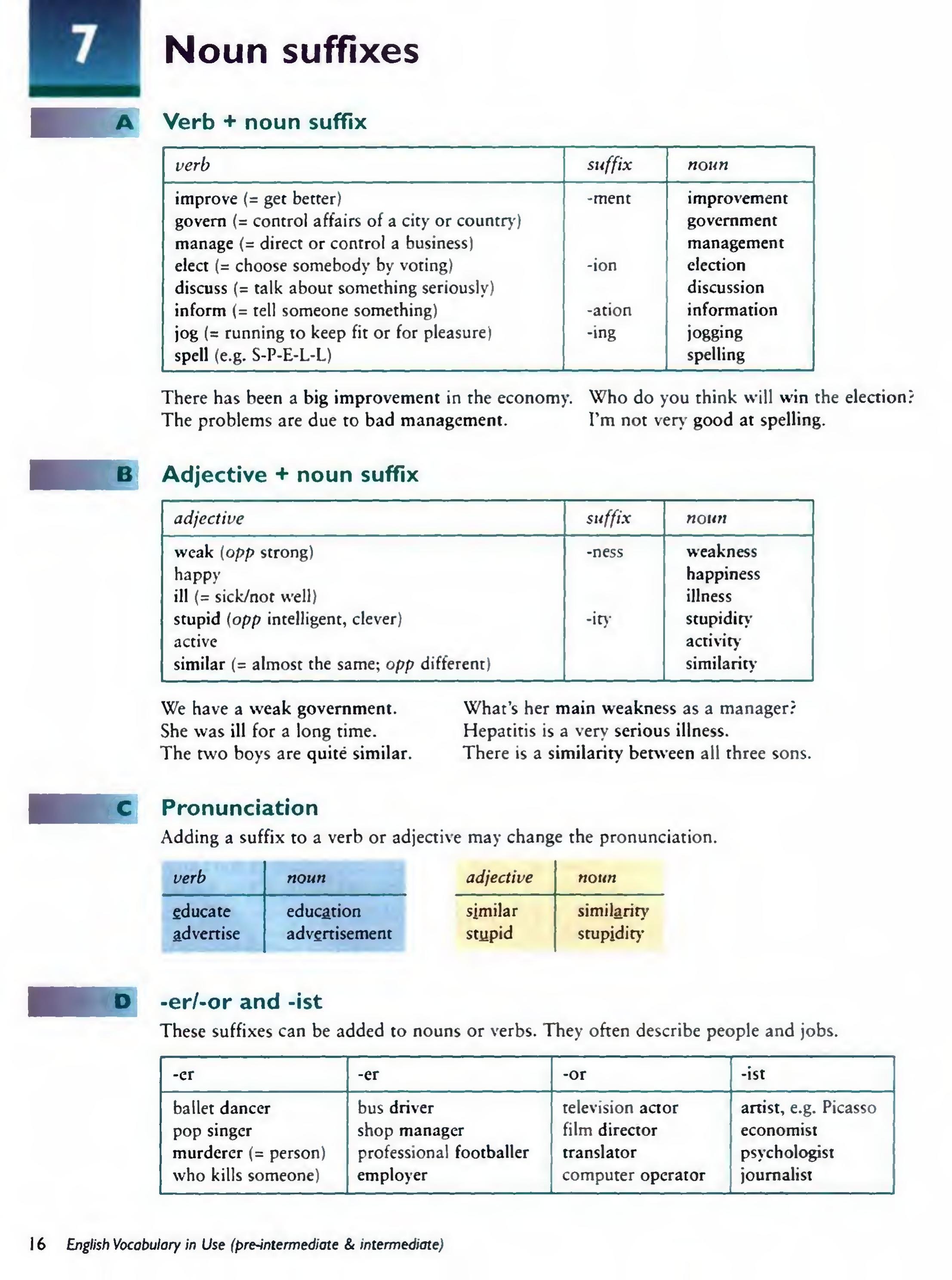 English Vocabulary in Use Pre-Intermediate and Intermediate sayfa 23