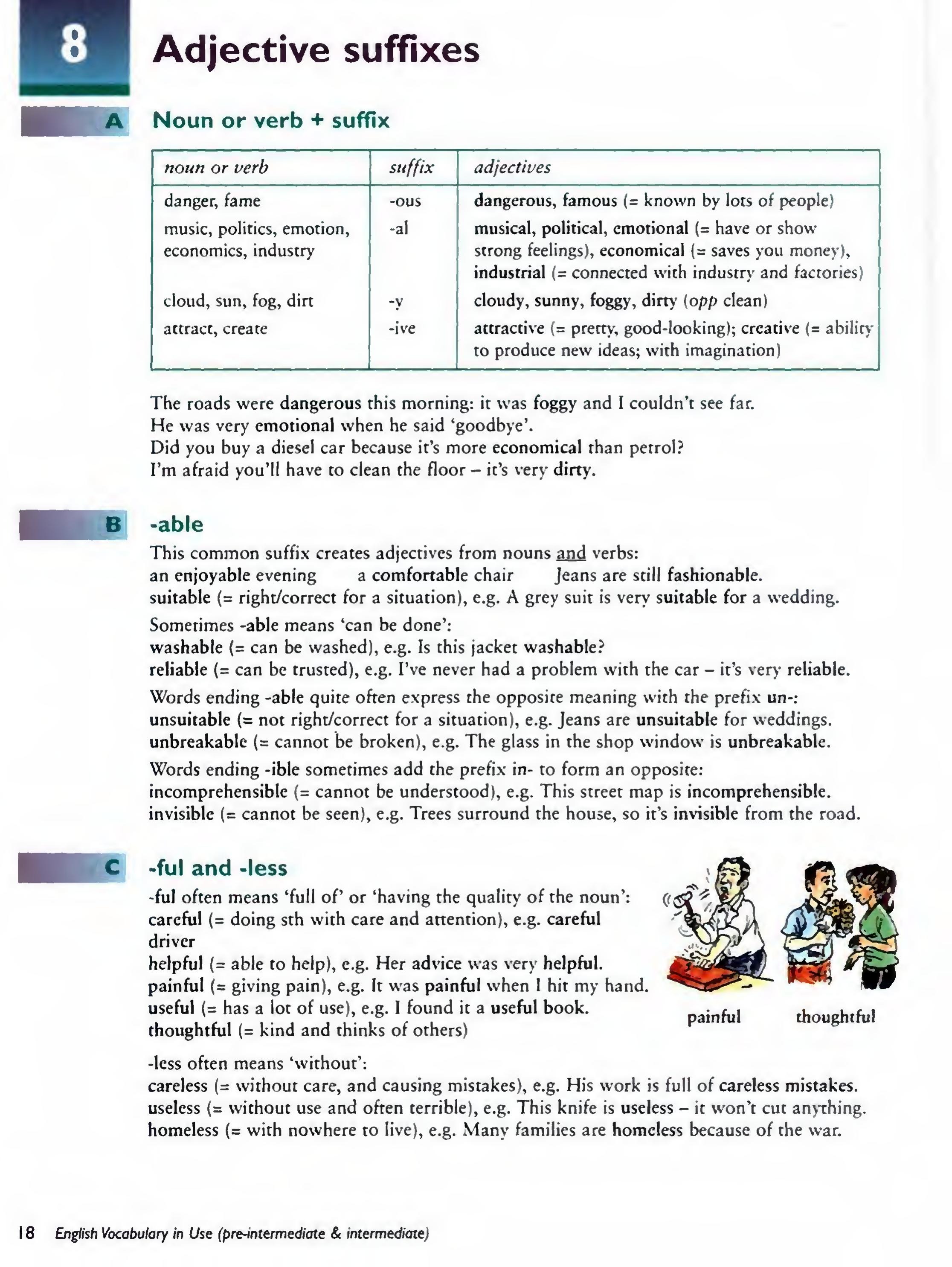 English Vocabulary in Use Pre-Intermediate and Intermediate sayfa 25
