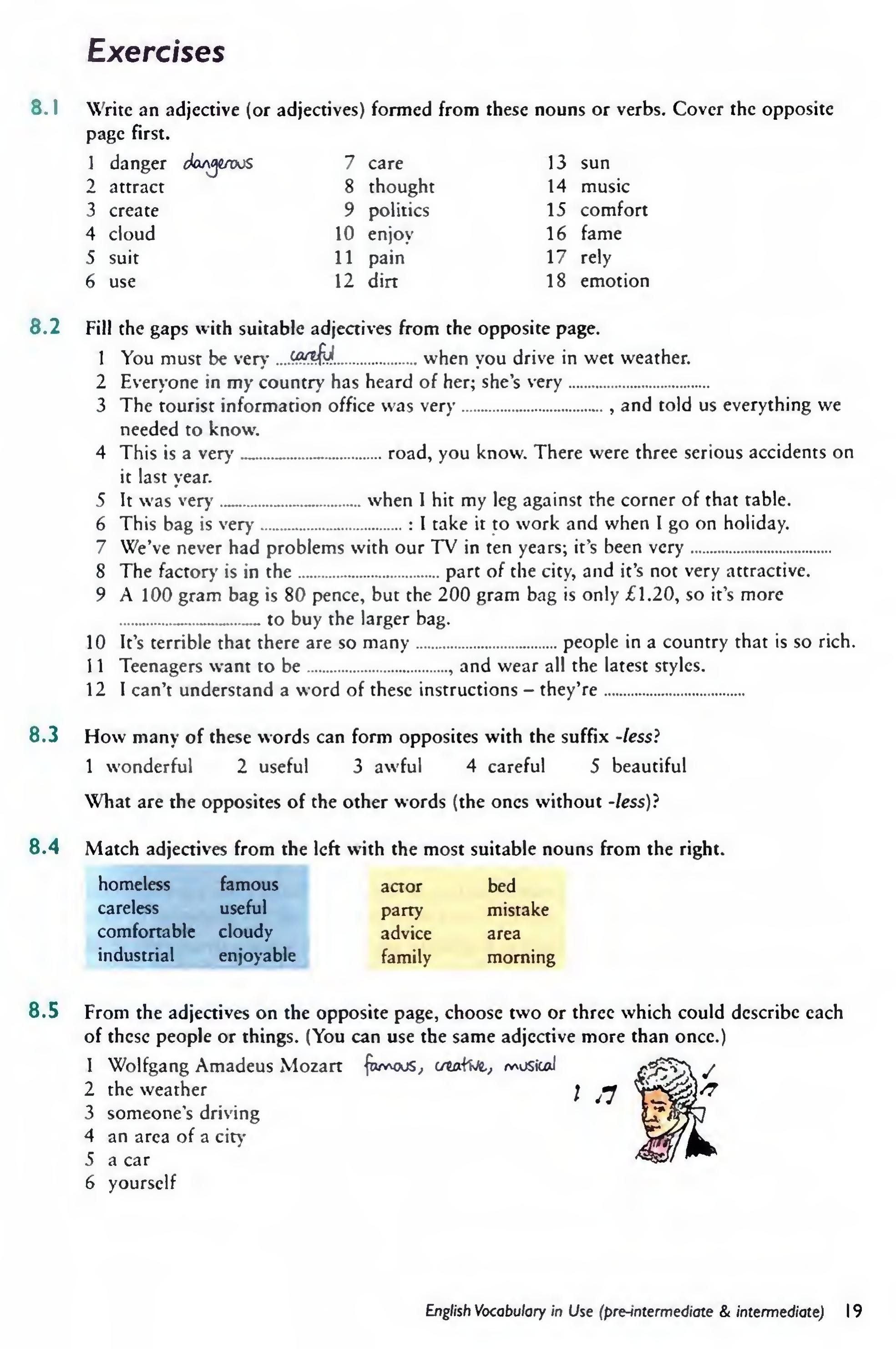 English Vocabulary in Use Pre-Intermediate and Intermediate sayfa 26