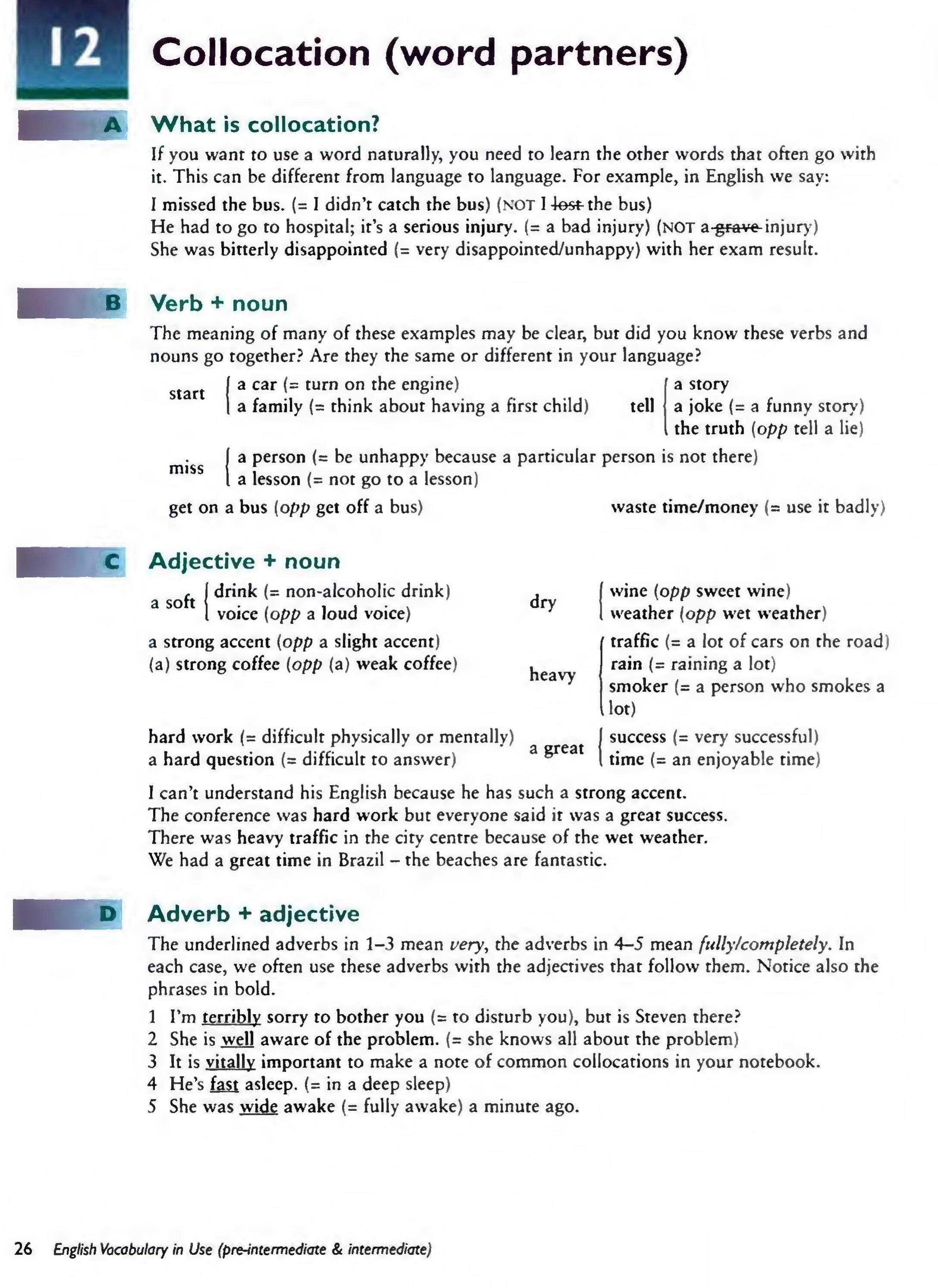 English Vocabulary in Use Pre-Intermediate and Intermediate sayfa 33