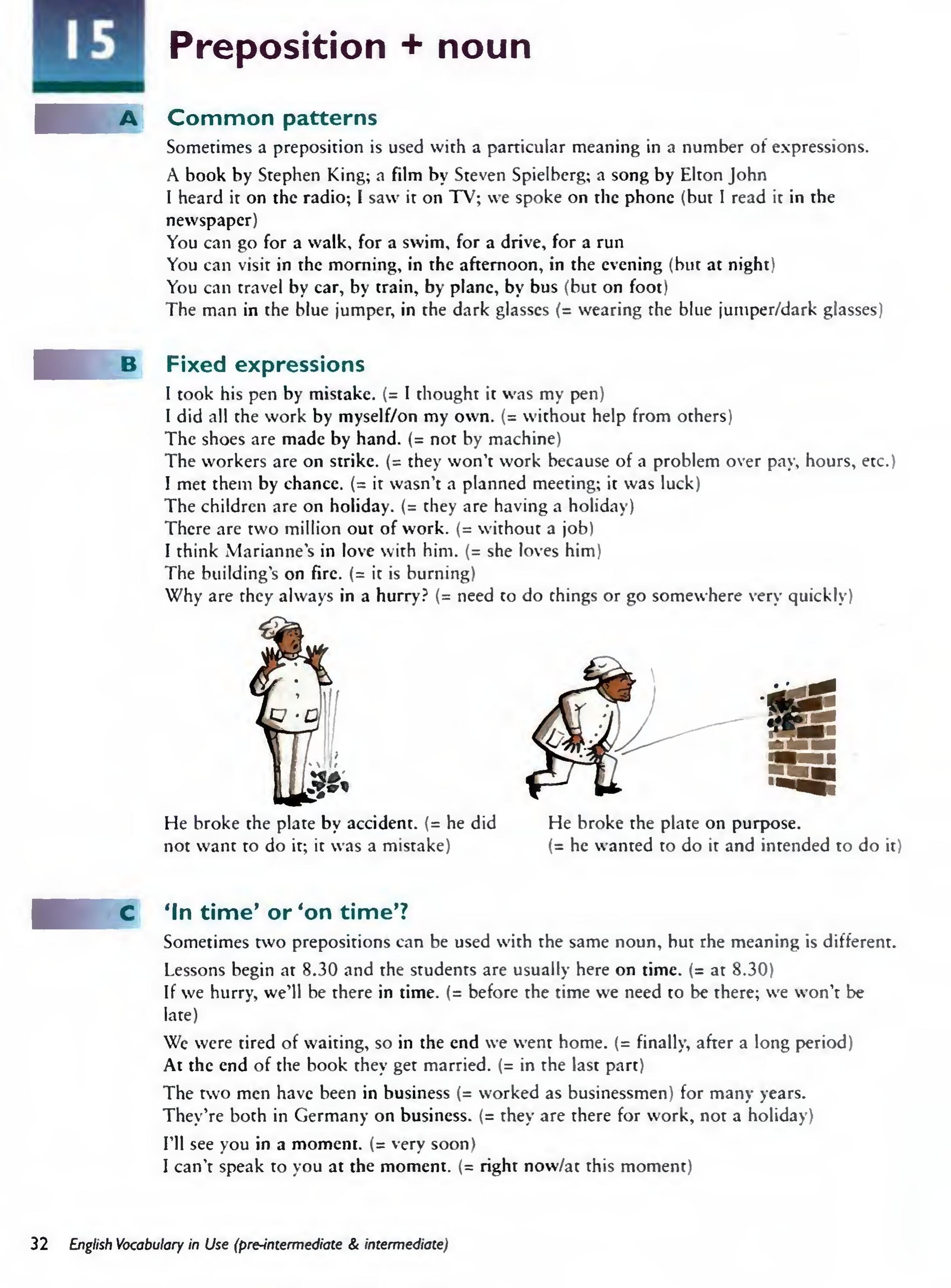 English Vocabulary in Use Pre-Intermediate and Intermediate sayfa 39