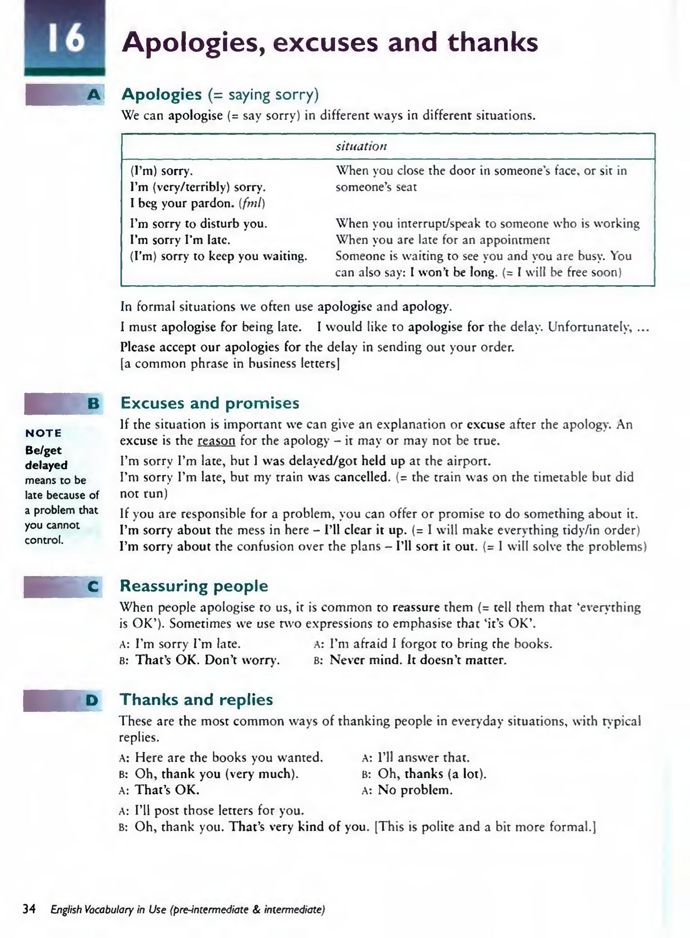 English Vocabulary in Use Pre-Intermediate and Intermediate sayfa 41