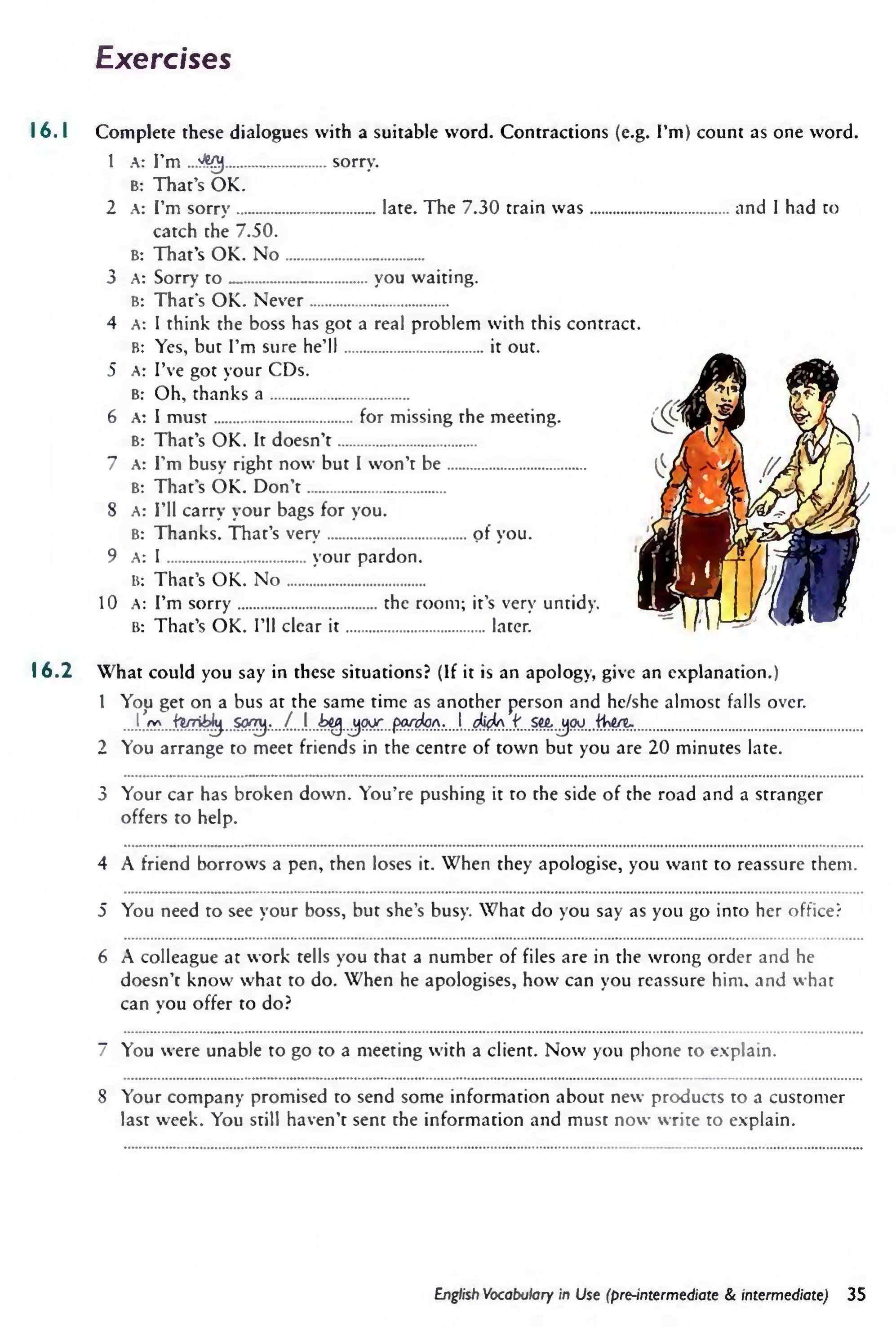 English Vocabulary in Use Pre-Intermediate and Intermediate sayfa 42