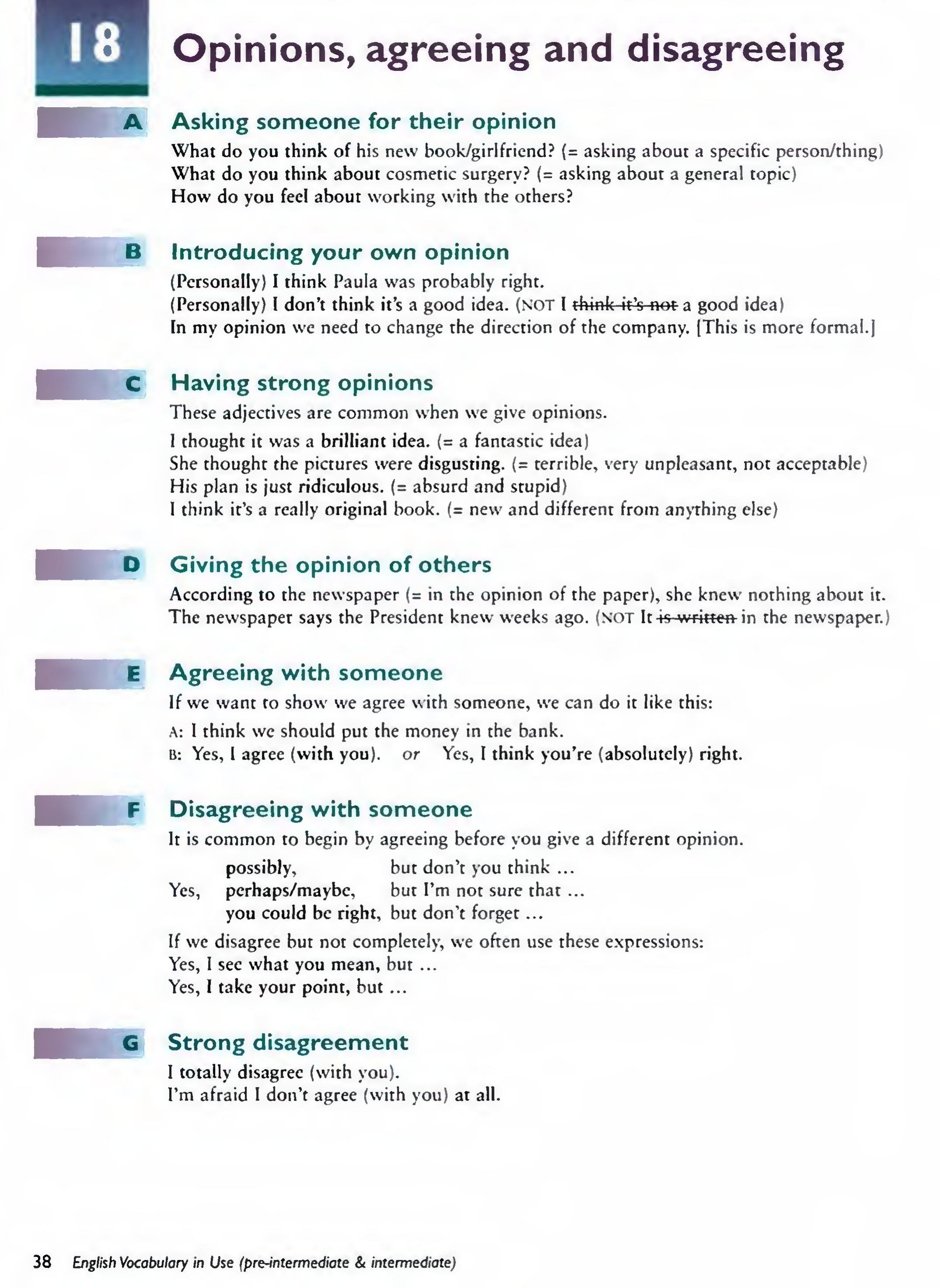 English Vocabulary in Use Pre-Intermediate and Intermediate sayfa 45