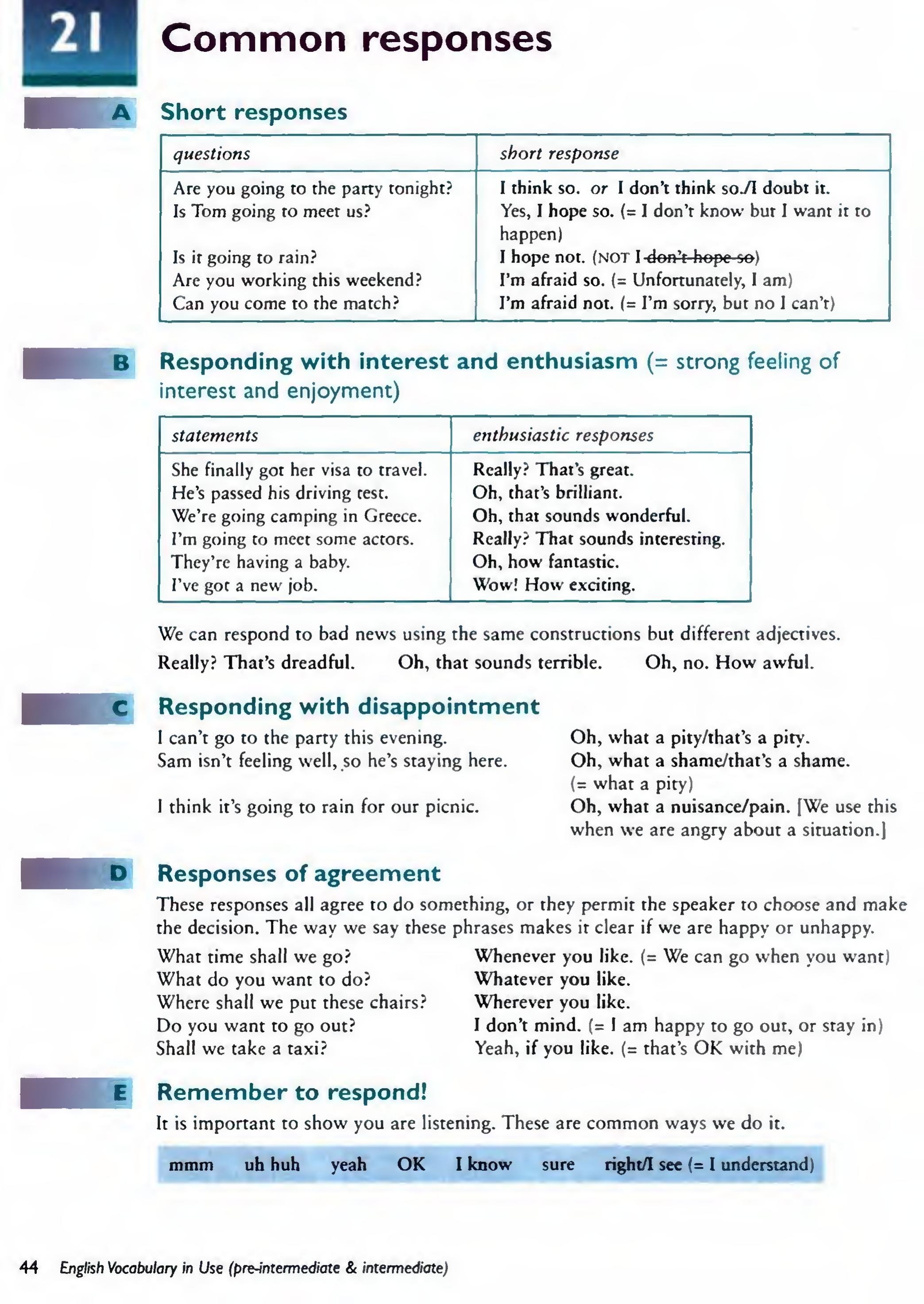 English Vocabulary in Use Pre-Intermediate and Intermediate sayfa 51
