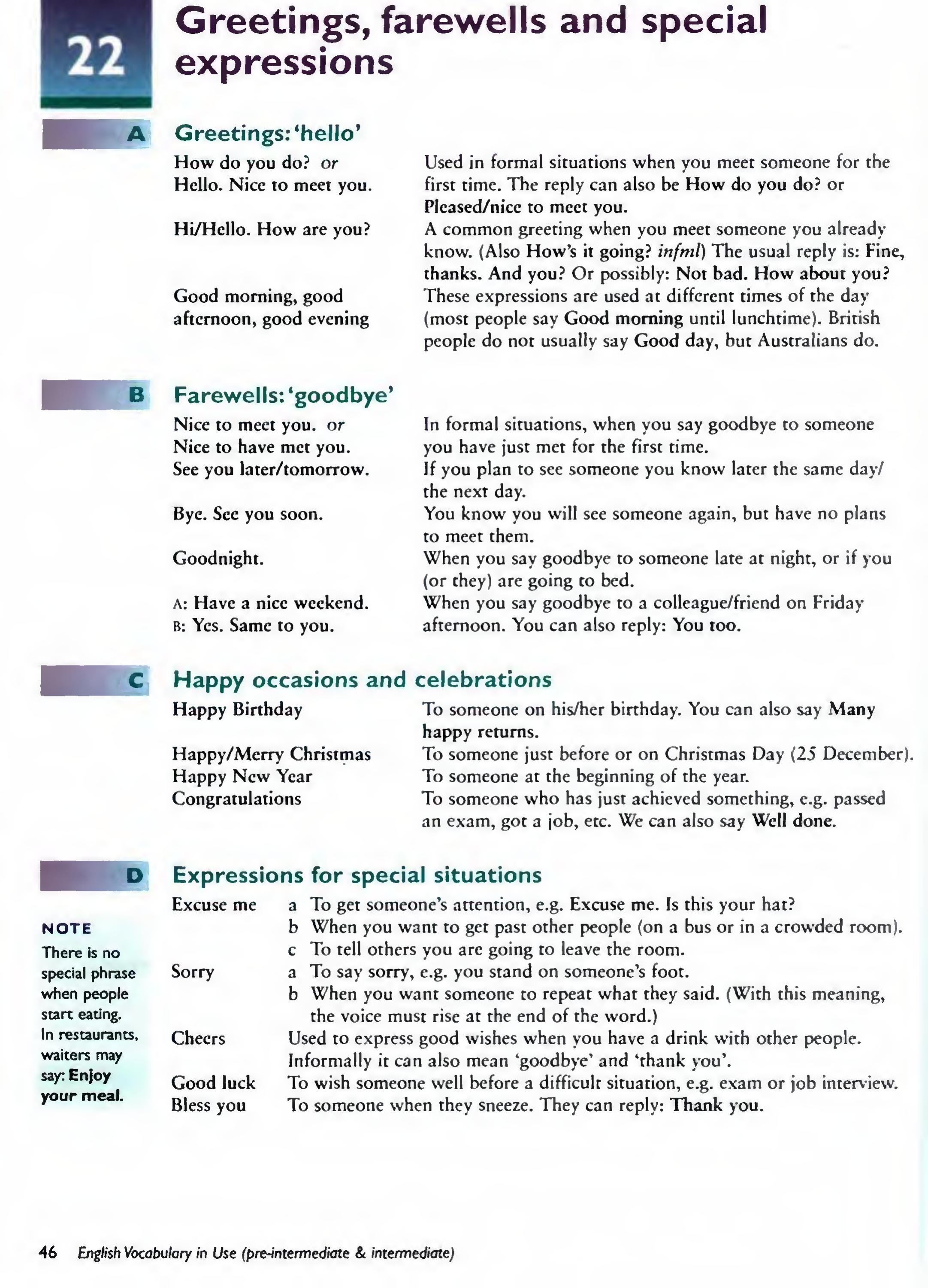 English Vocabulary in Use Pre-Intermediate and Intermediate sayfa 53