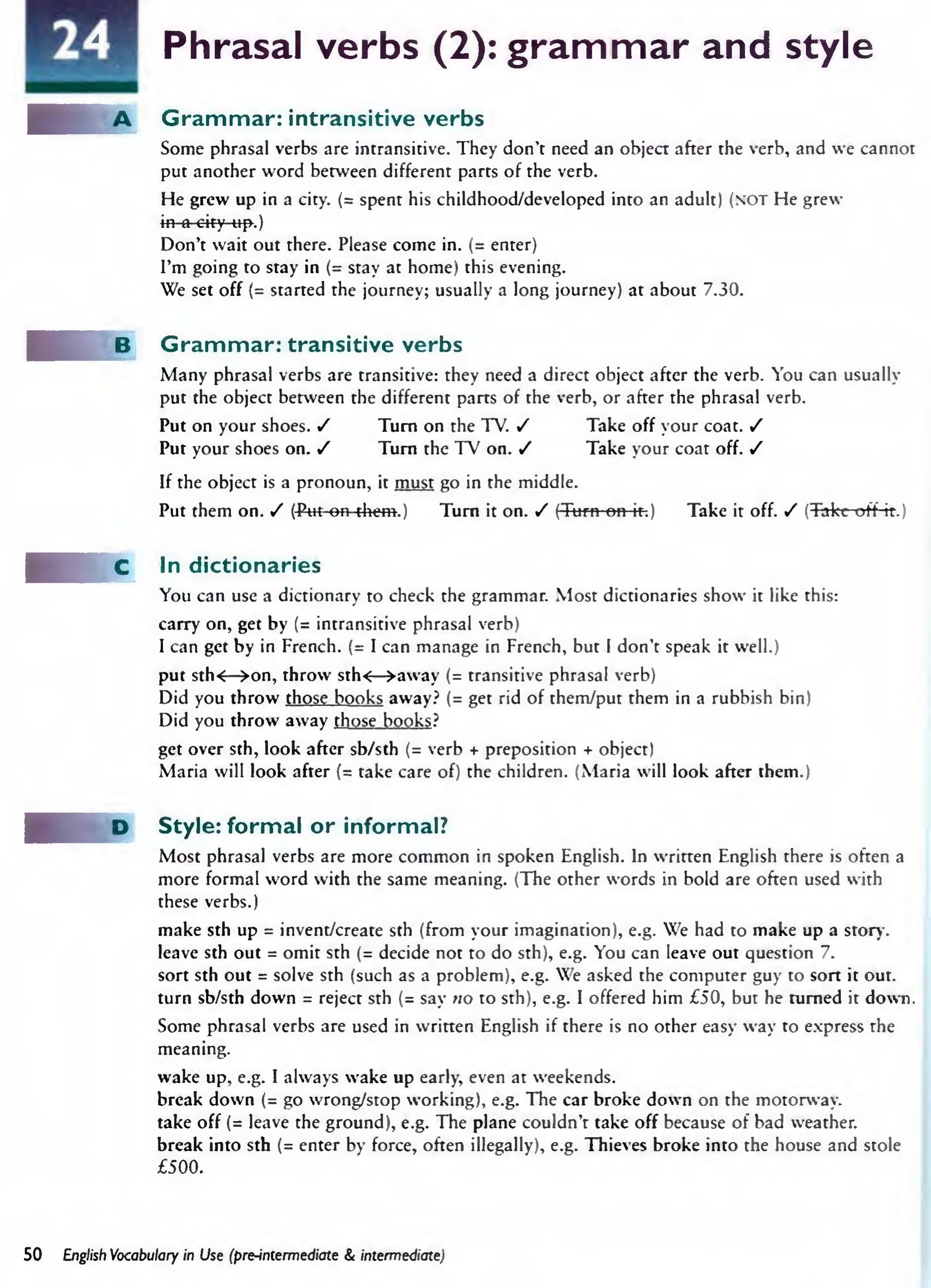 English Vocabulary in Use Pre-Intermediate and Intermediate sayfa 57