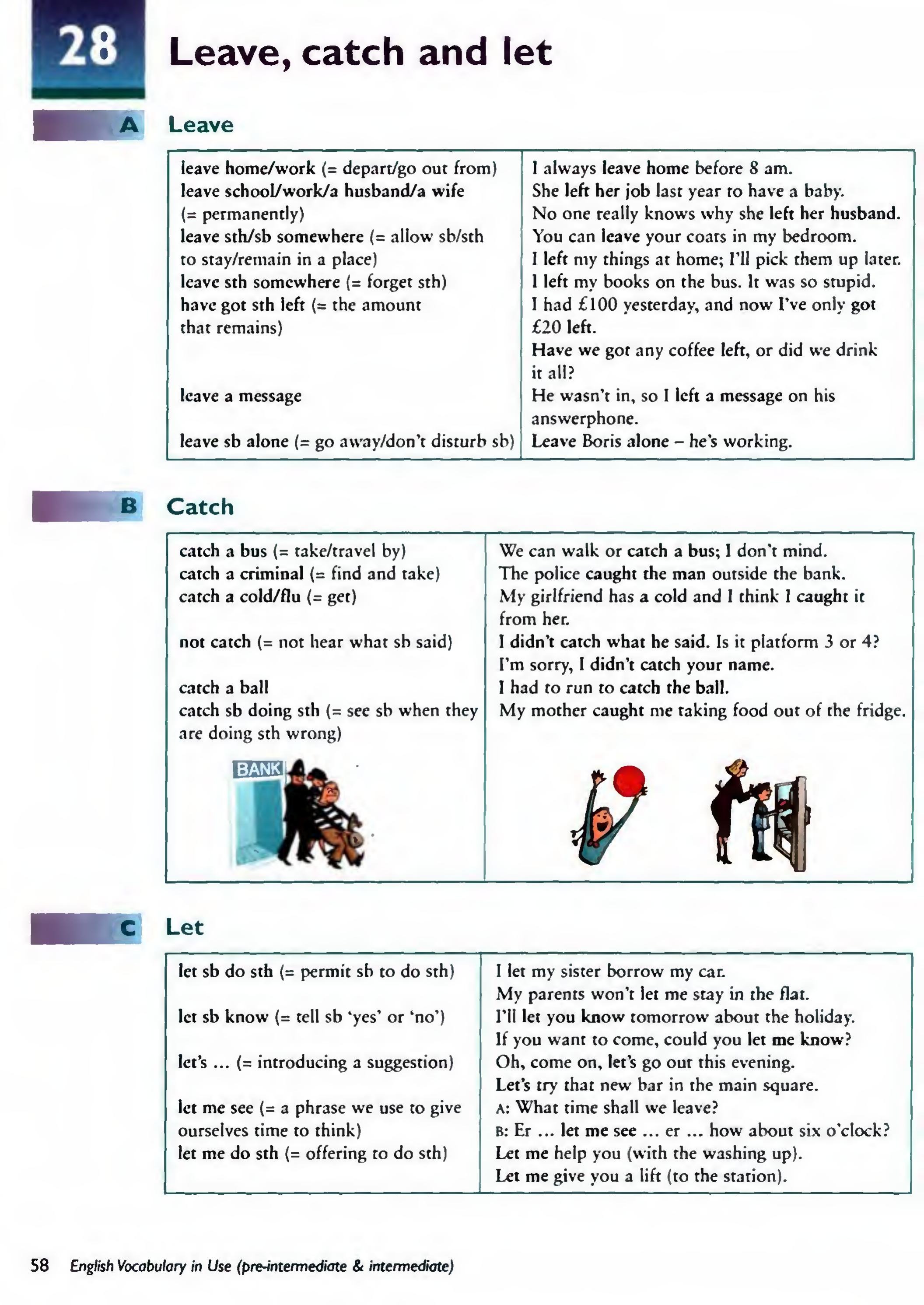 English Vocabulary in Use Pre-Intermediate and Intermediate sayfa 65