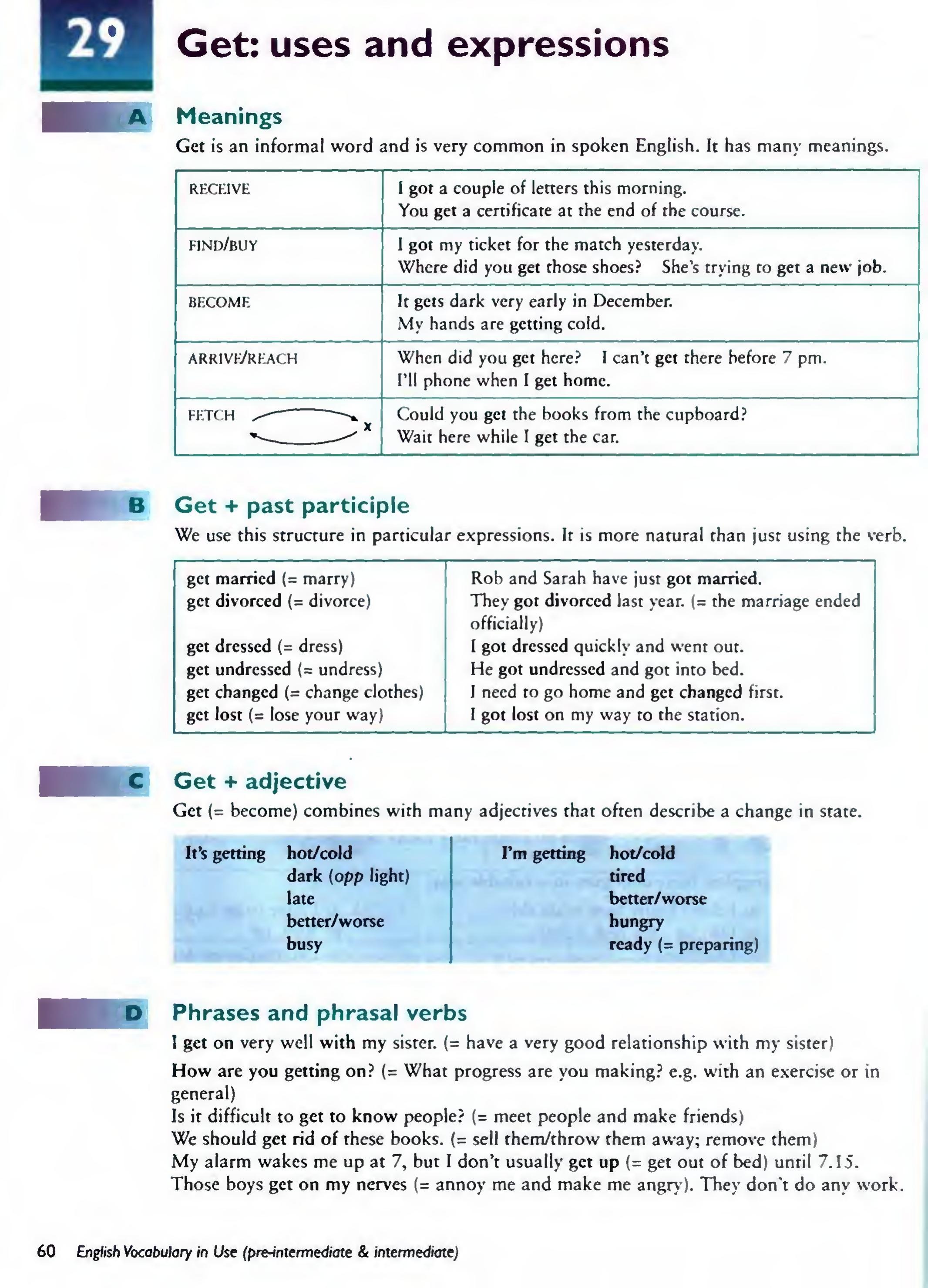 English Vocabulary in Use Pre-Intermediate and Intermediate sayfa 67