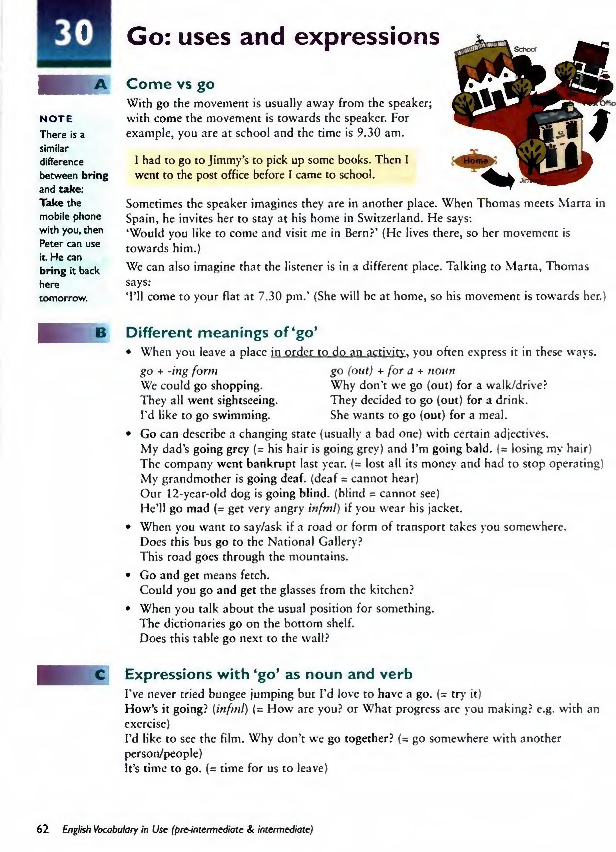 English Vocabulary in Use Pre-Intermediate and Intermediate sayfa 69