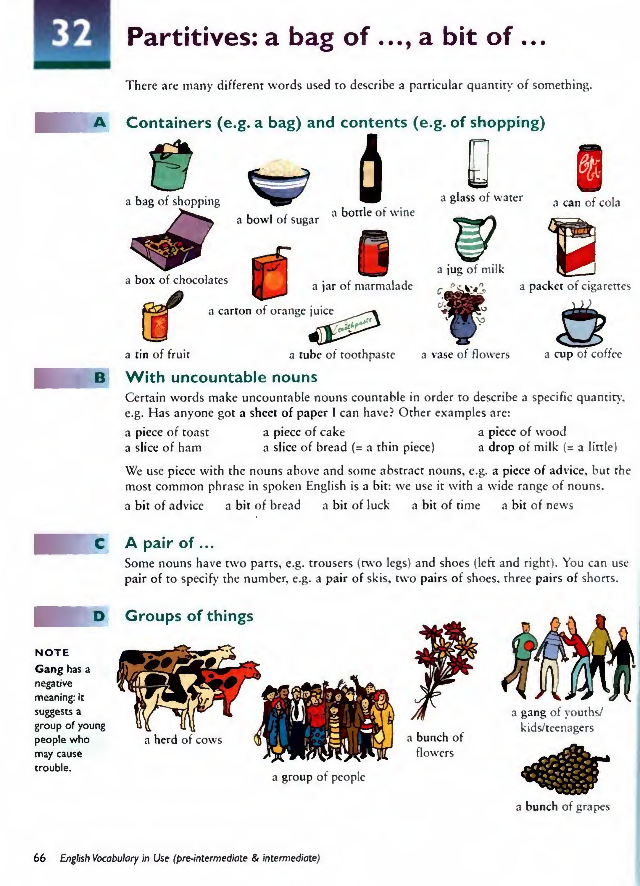 English Vocabulary in Use Pre-Intermediate and Intermediate sayfa 73