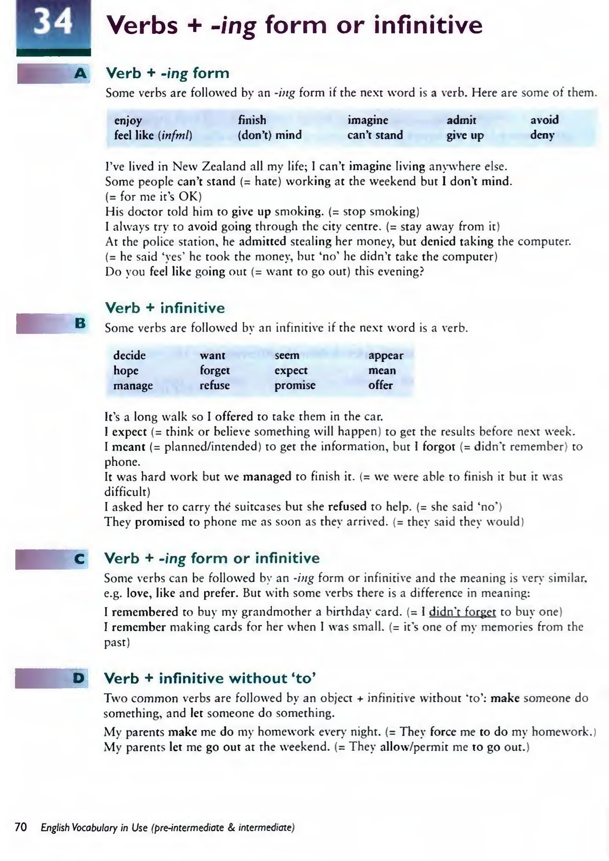 English Vocabulary in Use Pre-Intermediate and Intermediate sayfa 77