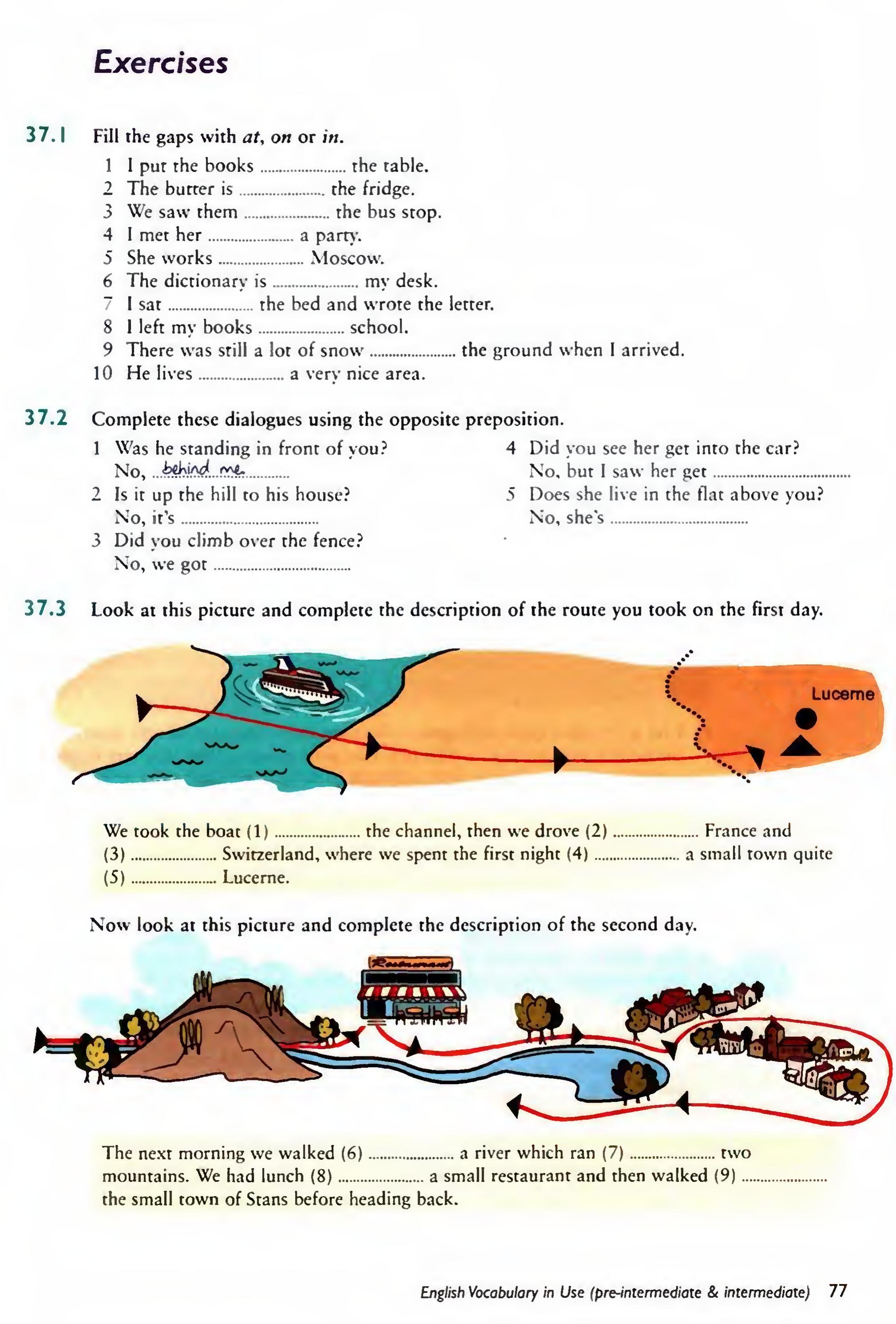 English Vocabulary in Use Pre-Intermediate and Intermediate sayfa 84