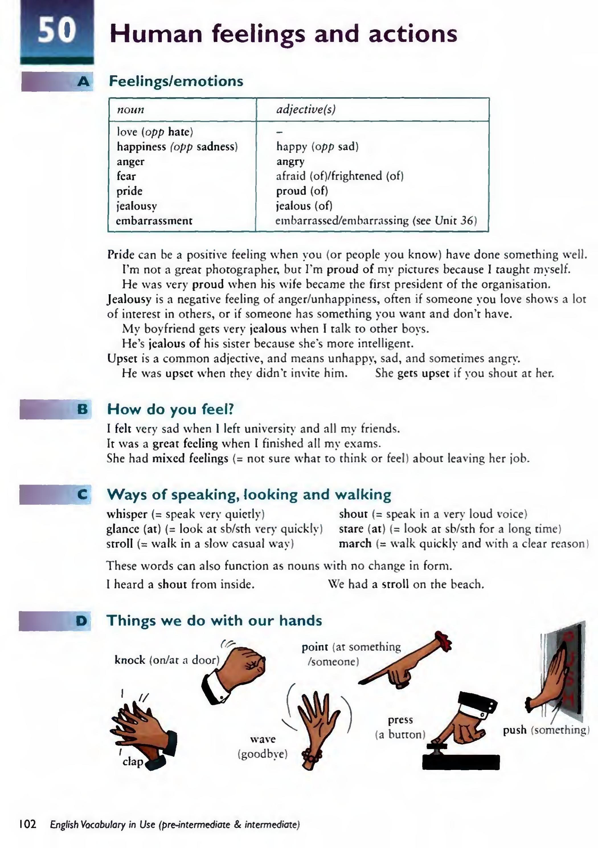 English Vocabulary in Use Pre-Intermediate and Intermediate sayfa 109