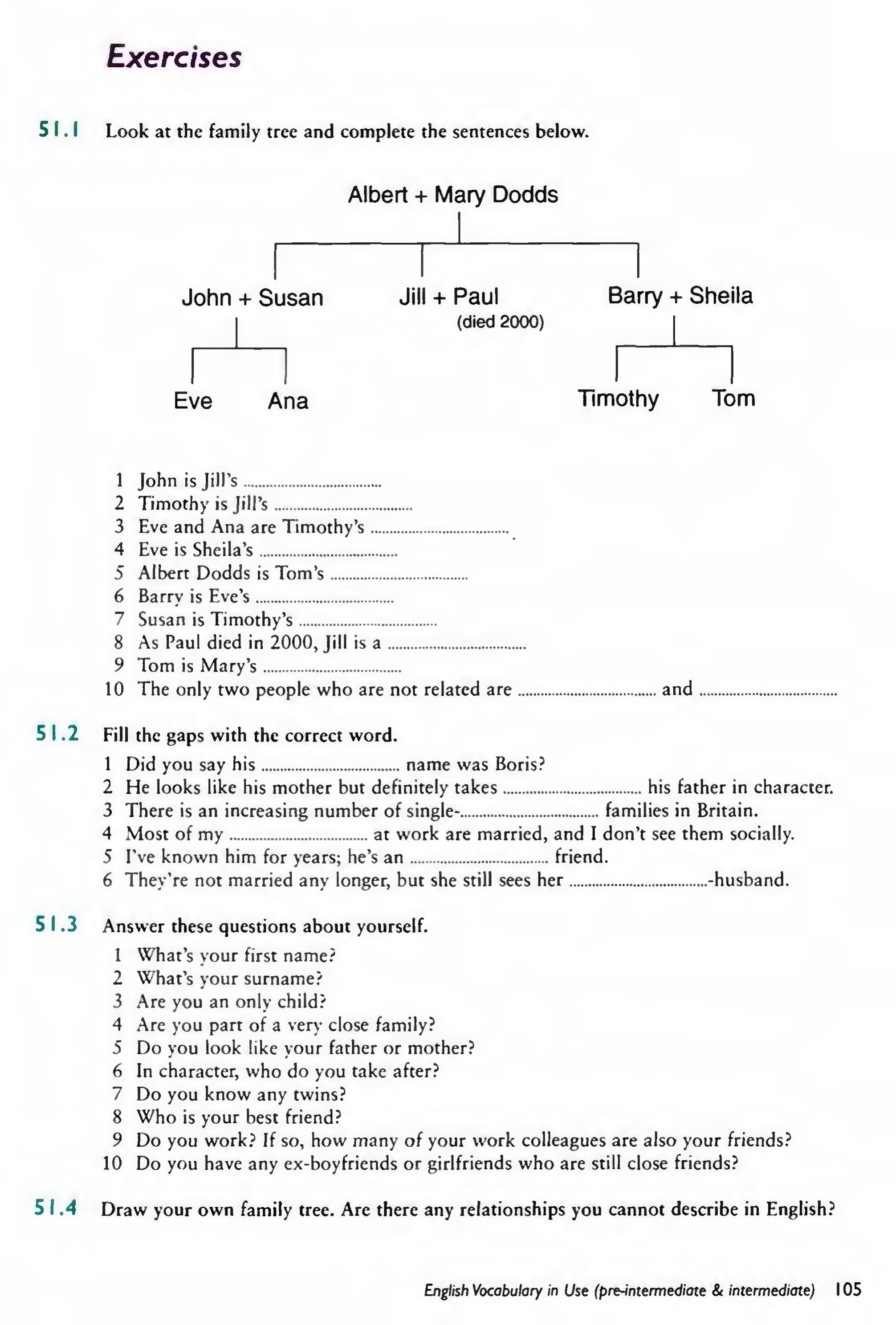 English Vocabulary in Use Pre-Intermediate and Intermediate sayfa 112