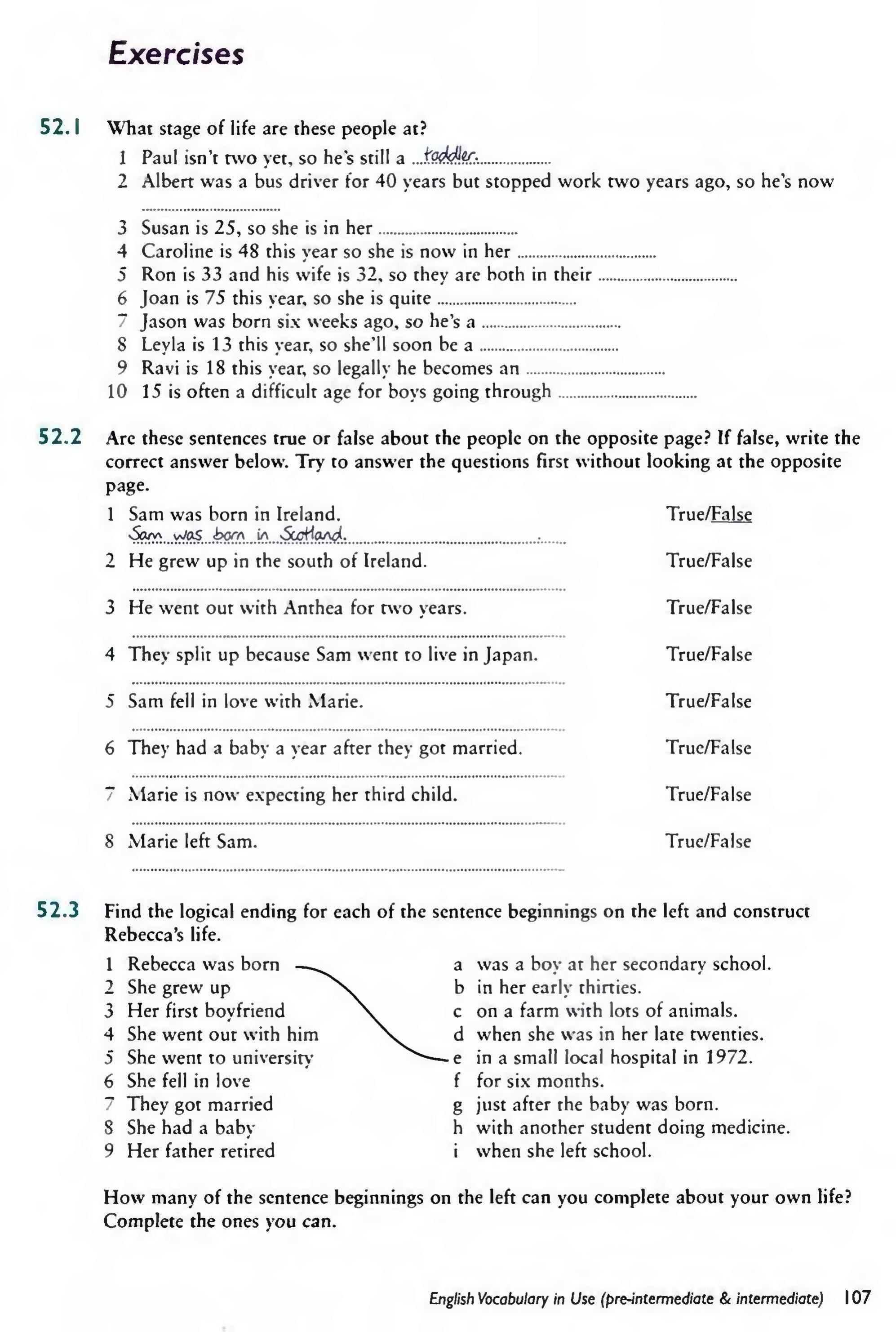 English Vocabulary in Use Pre-Intermediate and Intermediate sayfa 114