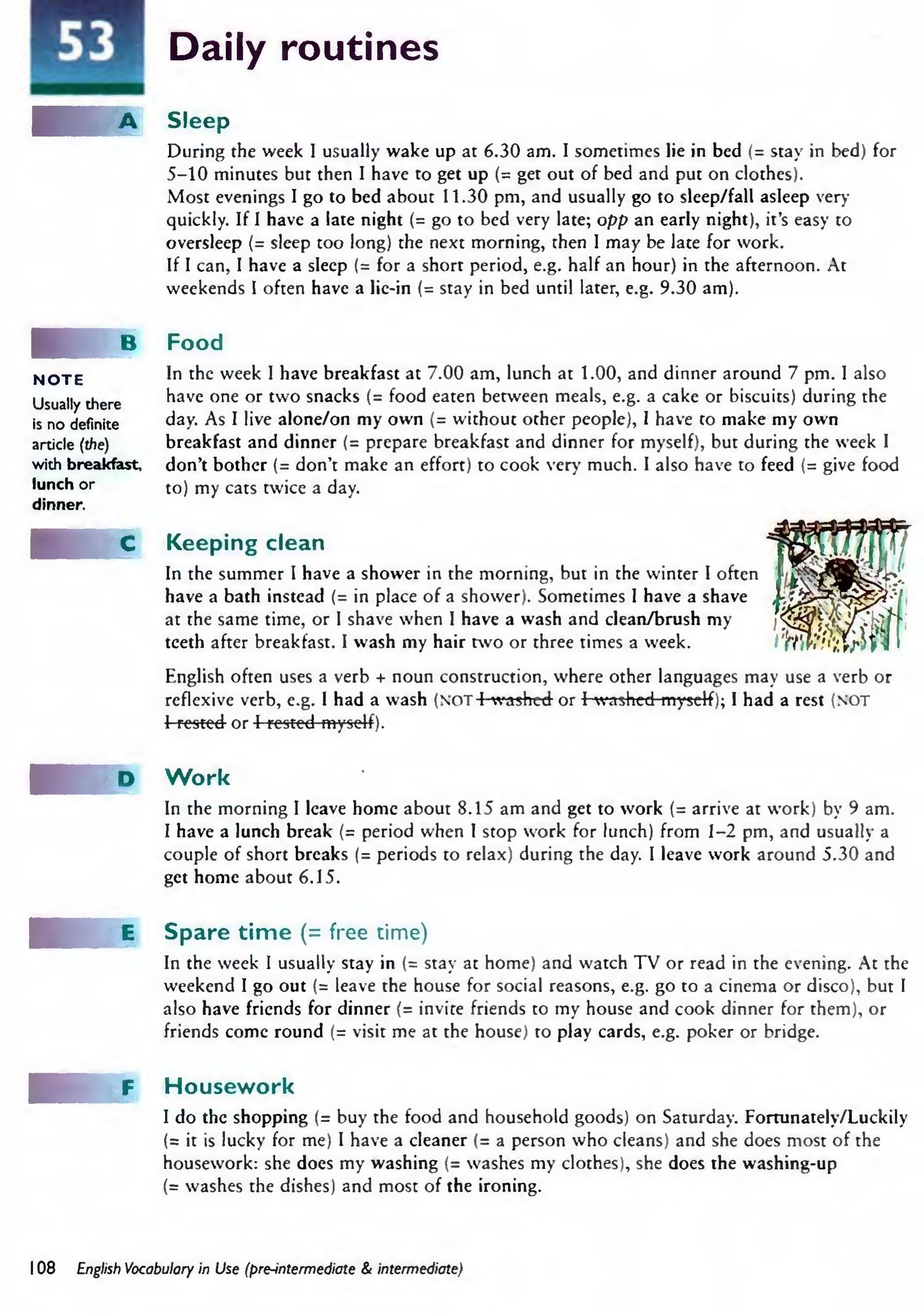 English Vocabulary in Use Pre-Intermediate and Intermediate sayfa 115