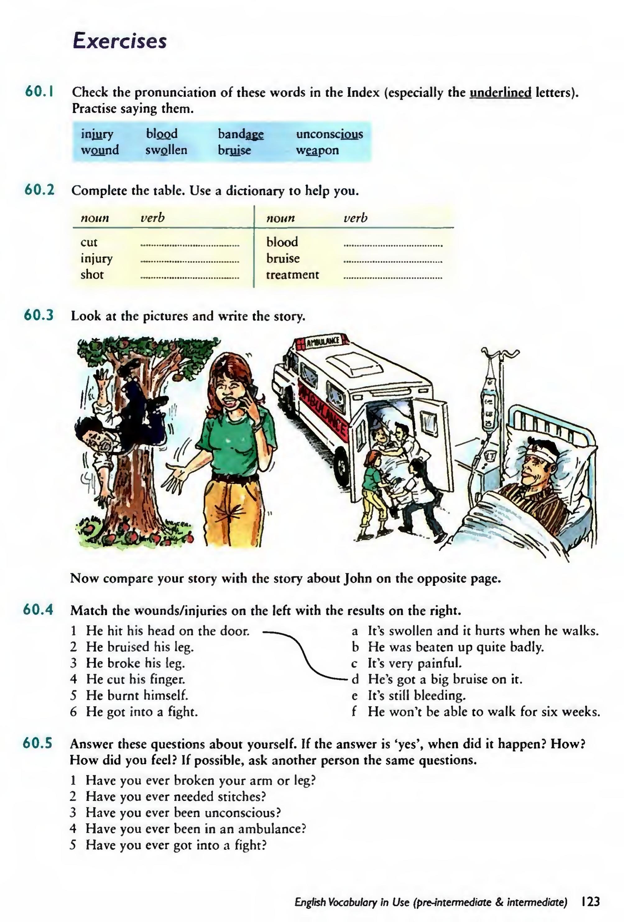 English Vocabulary in Use Pre-Intermediate and Intermediate sayfa 130
