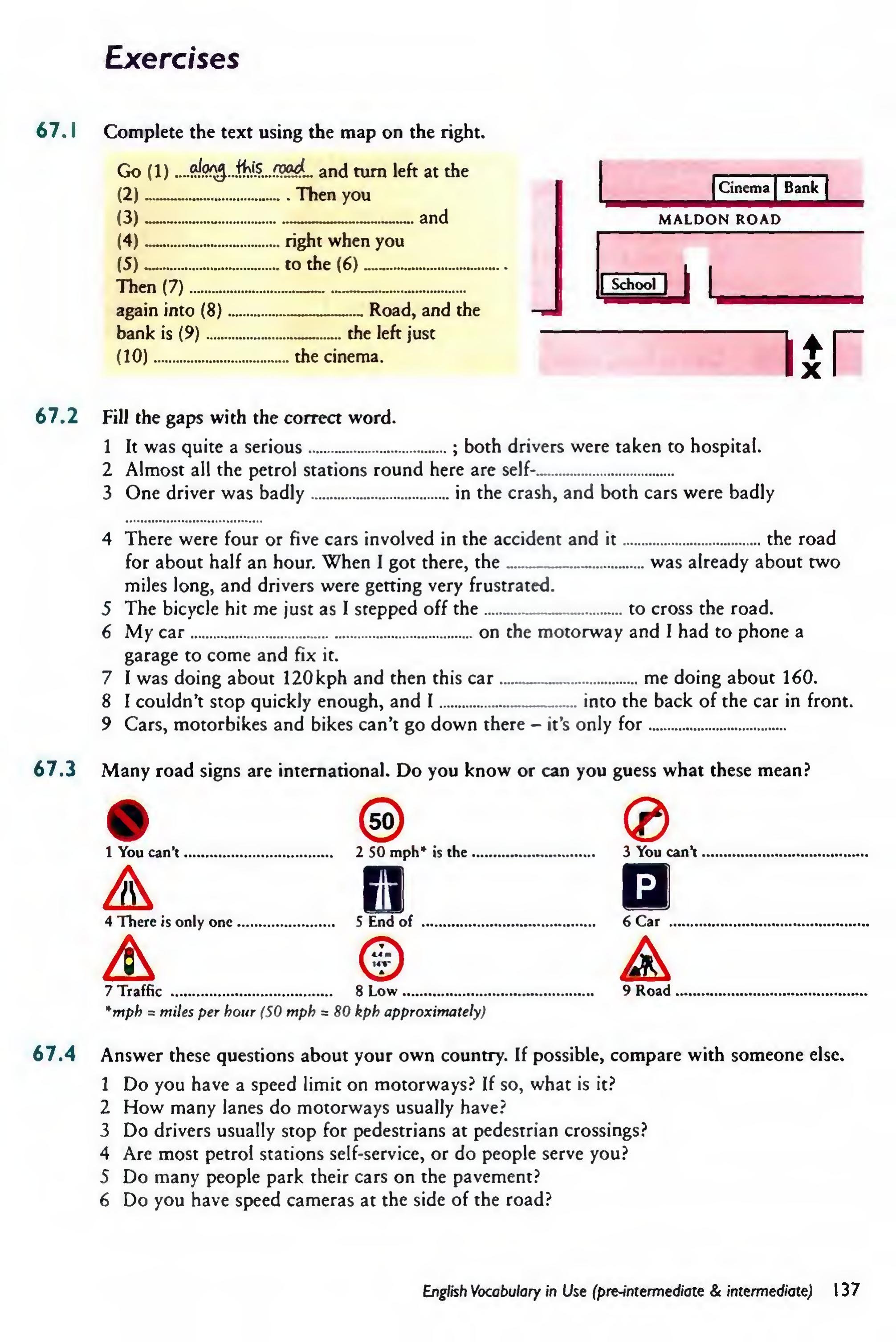 English Vocabulary in Use Pre-Intermediate and Intermediate sayfa 144