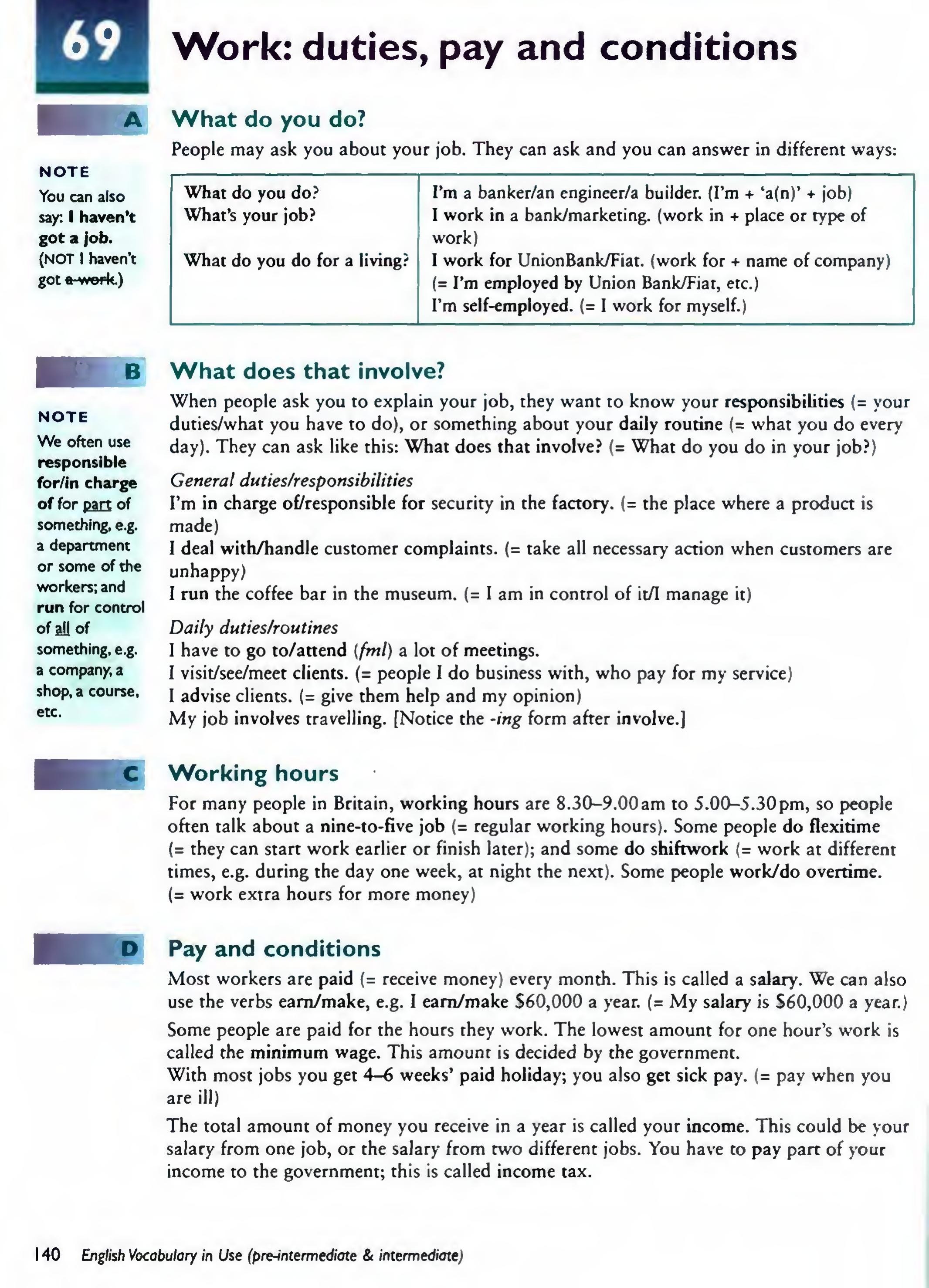 English Vocabulary in Use Pre-Intermediate and Intermediate sayfa 147