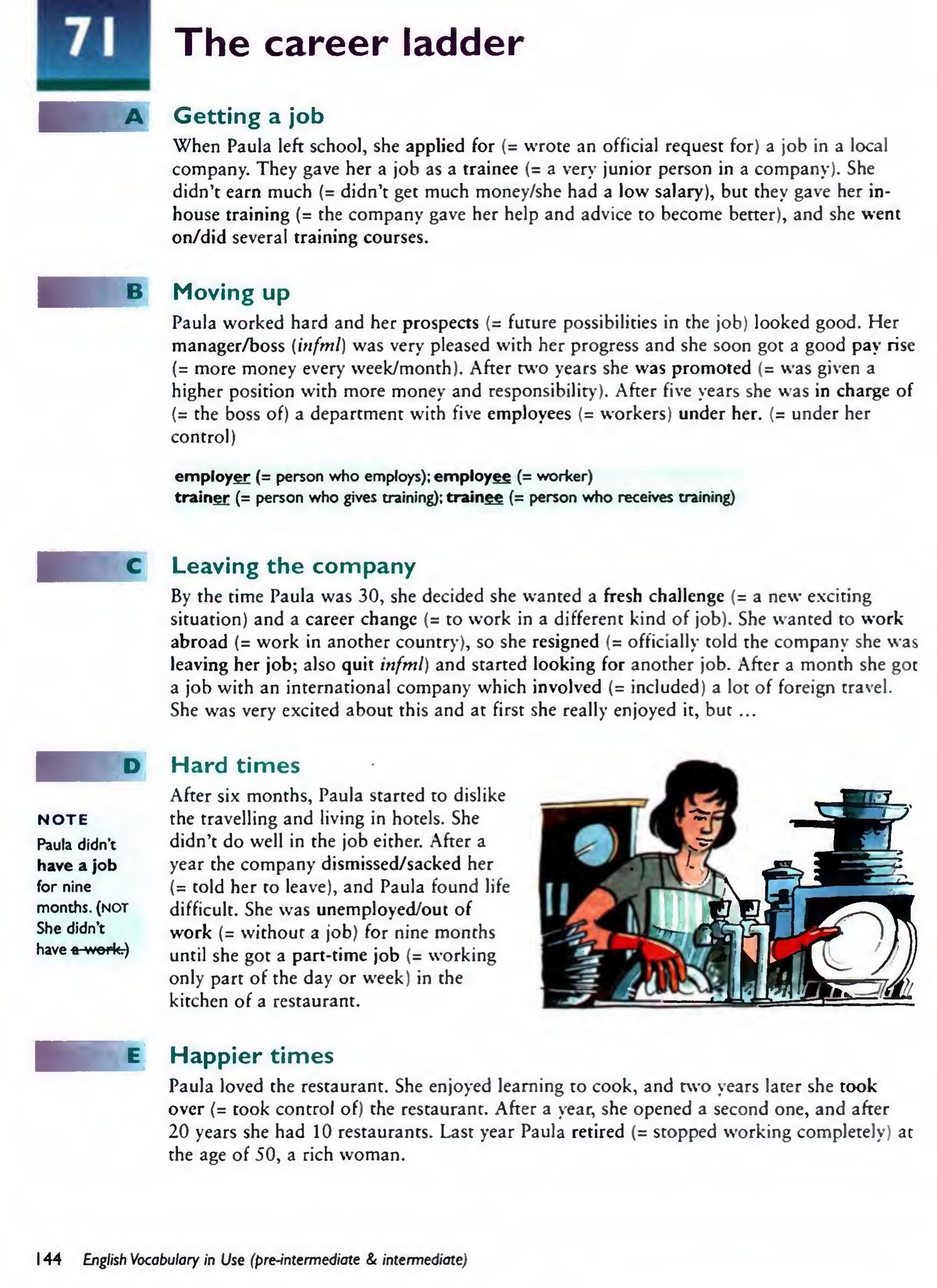 English Vocabulary in Use Pre-Intermediate and Intermediate sayfa 151