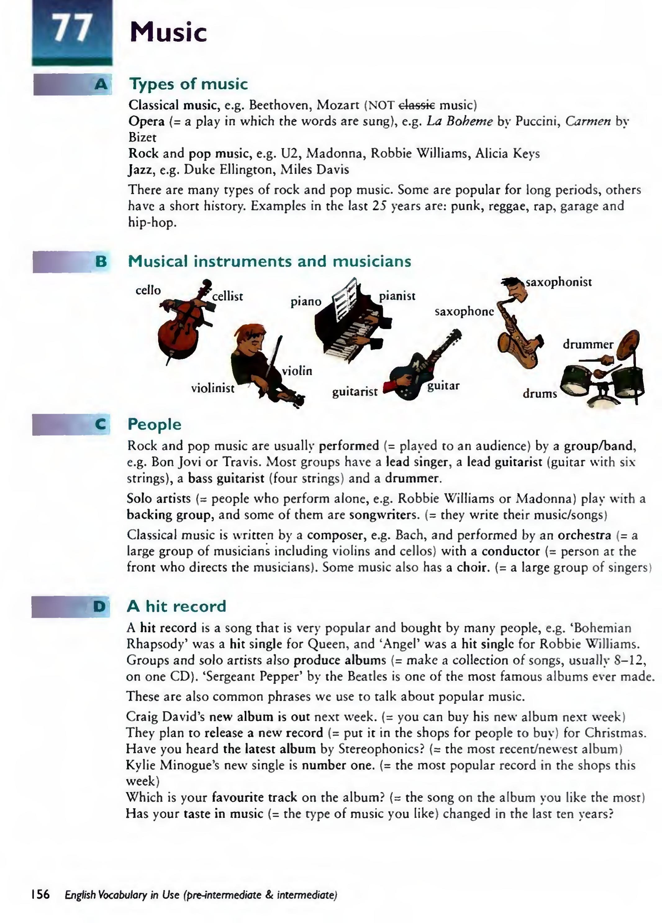 English Vocabulary in Use Pre-Intermediate and Intermediate sayfa 163
