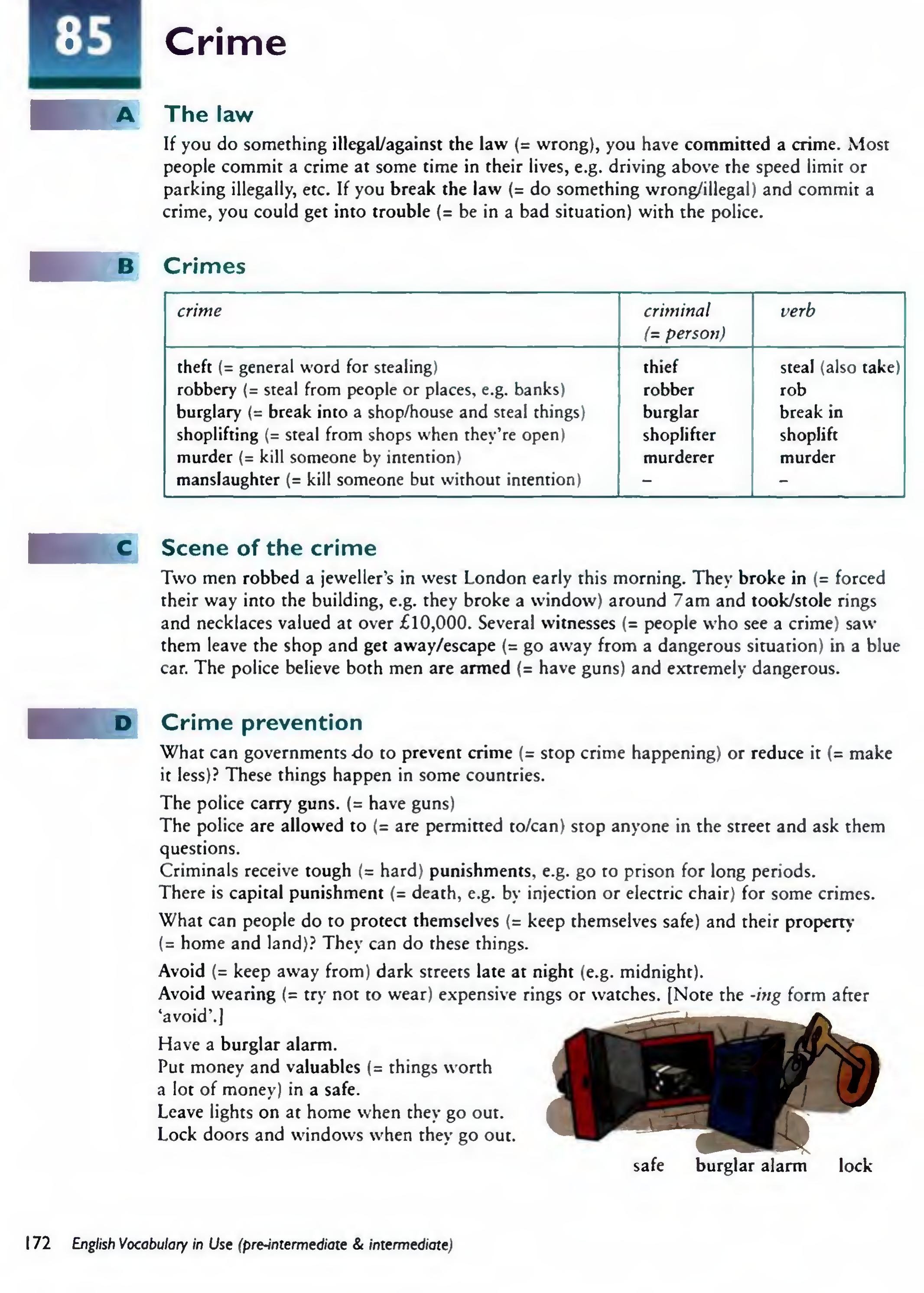 English Vocabulary in Use Pre-Intermediate and Intermediate sayfa 179