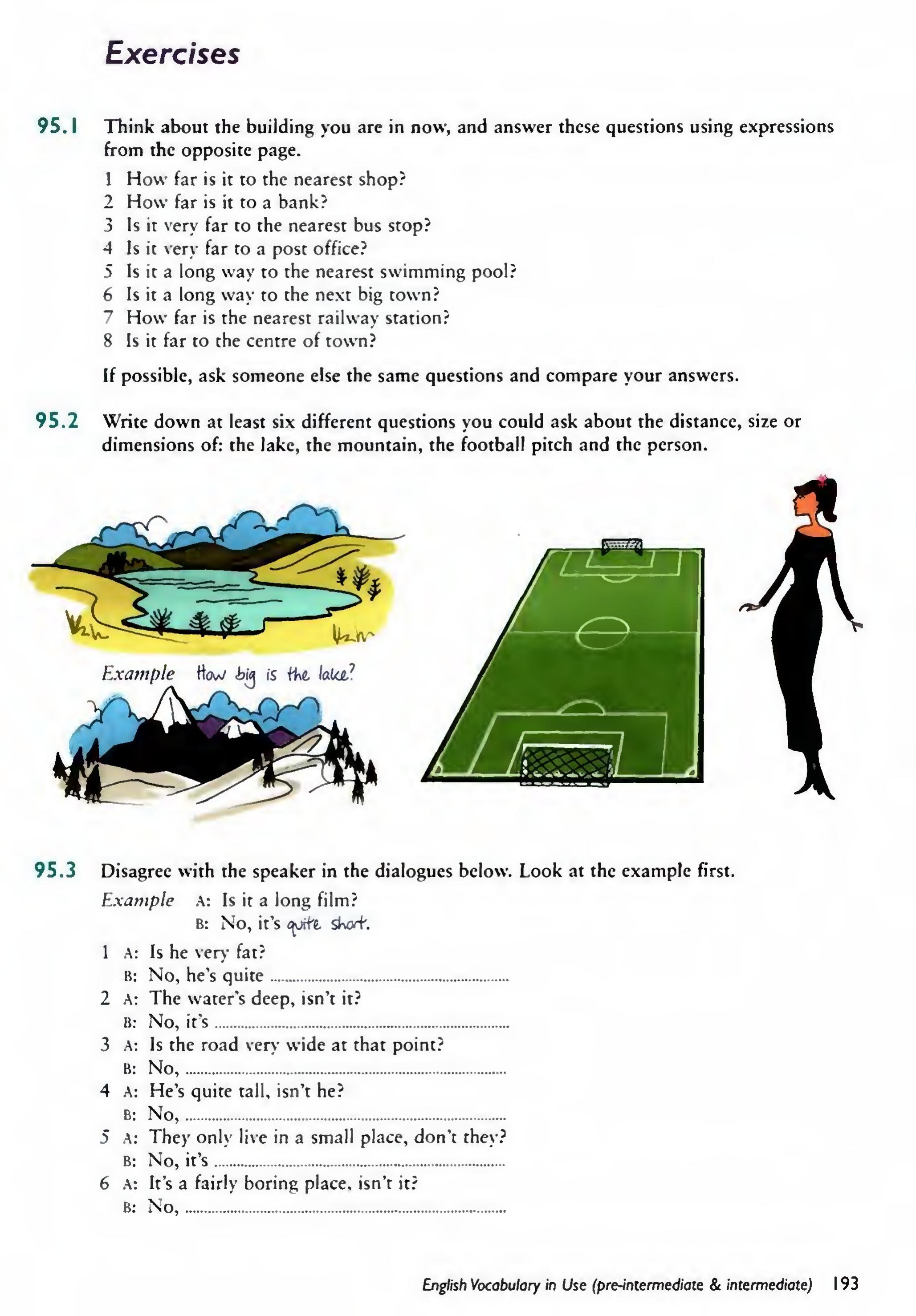 English Vocabulary in Use Pre-Intermediate and Intermediate sayfa 200