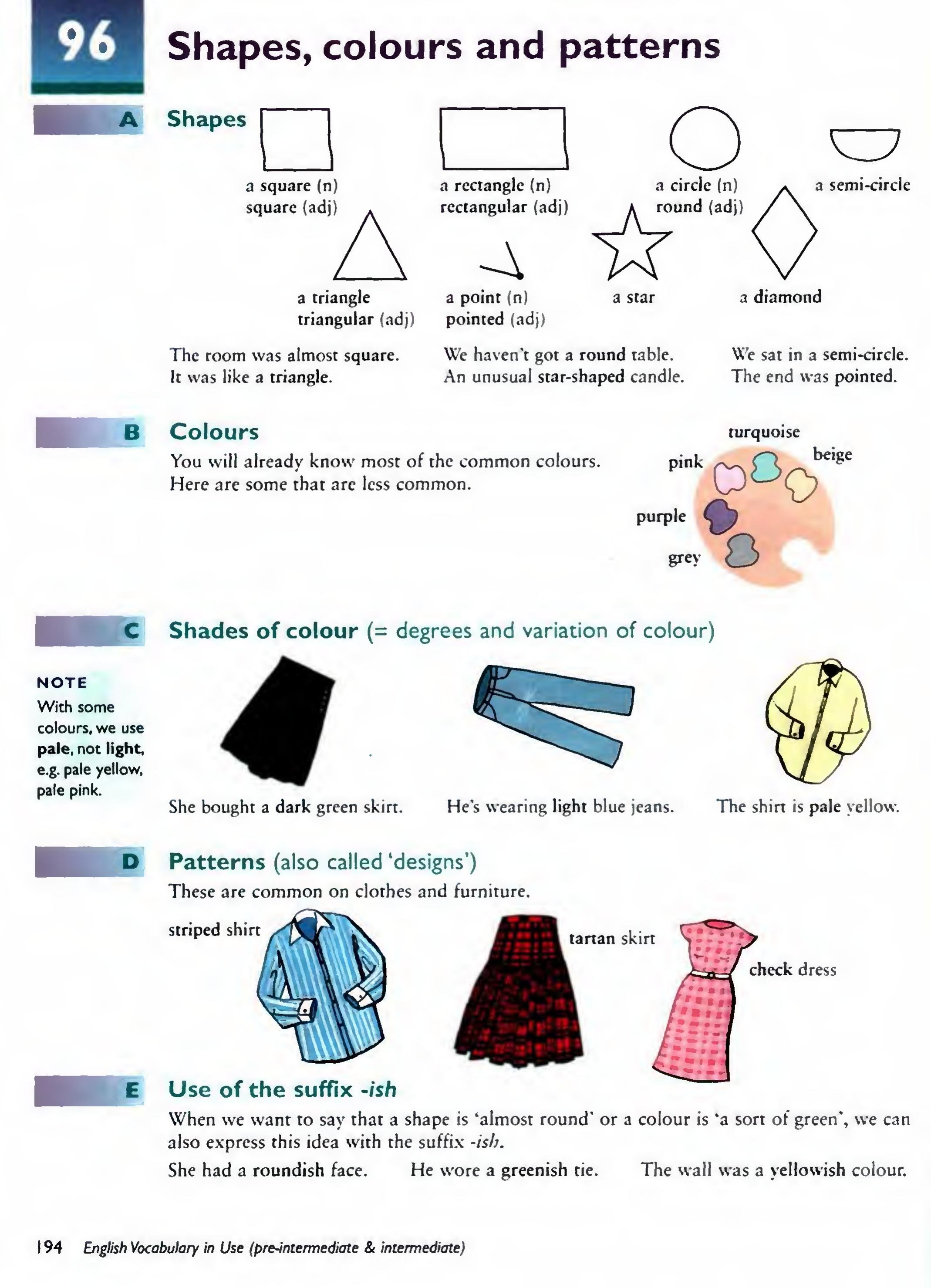 English Vocabulary in Use Pre-Intermediate and Intermediate sayfa 201