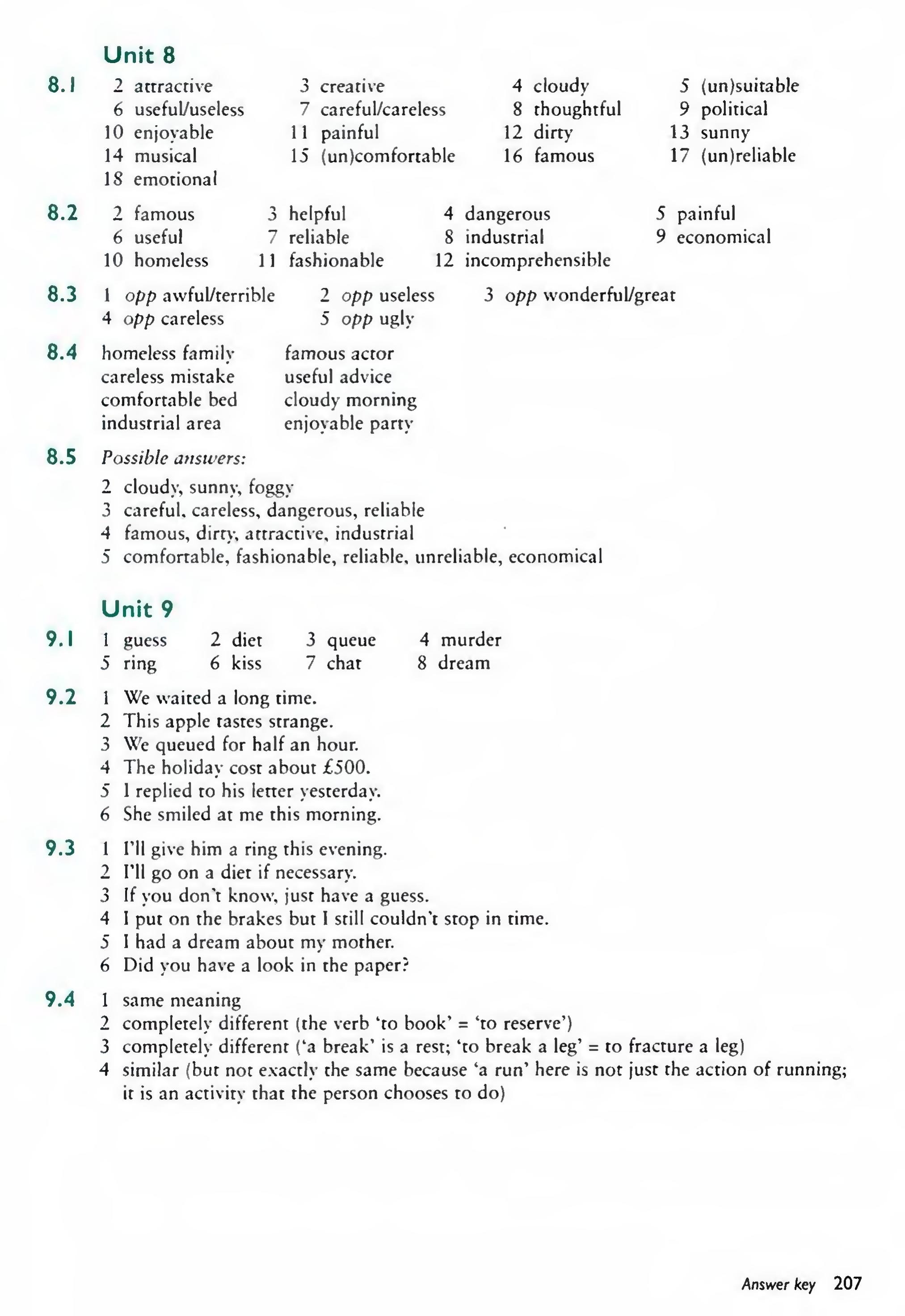 English Vocabulary in Use Pre-Intermediate and Intermediate sayfa 214