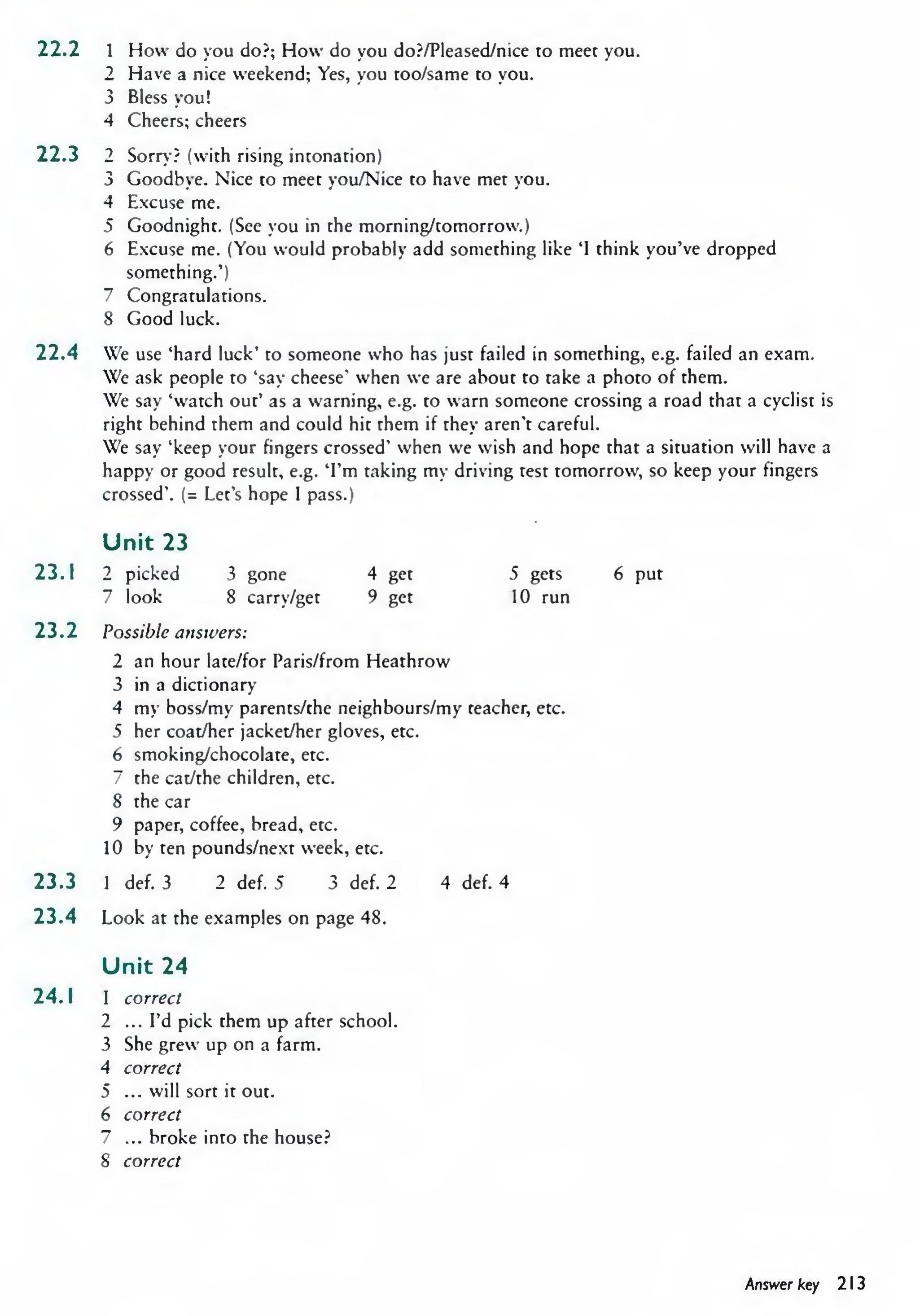 English Vocabulary in Use Pre-Intermediate and Intermediate sayfa 220