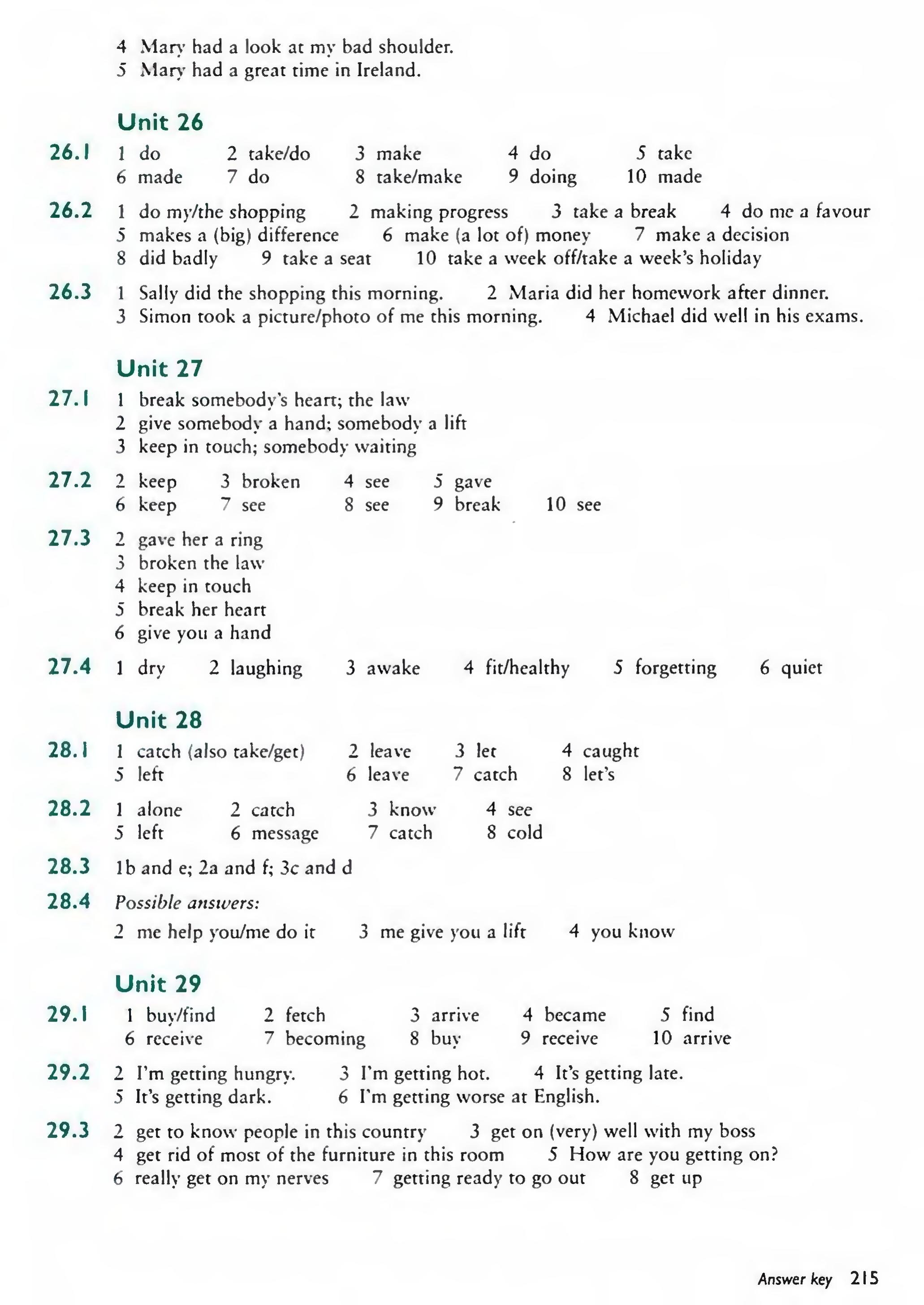 English Vocabulary in Use Pre-Intermediate and Intermediate sayfa 222